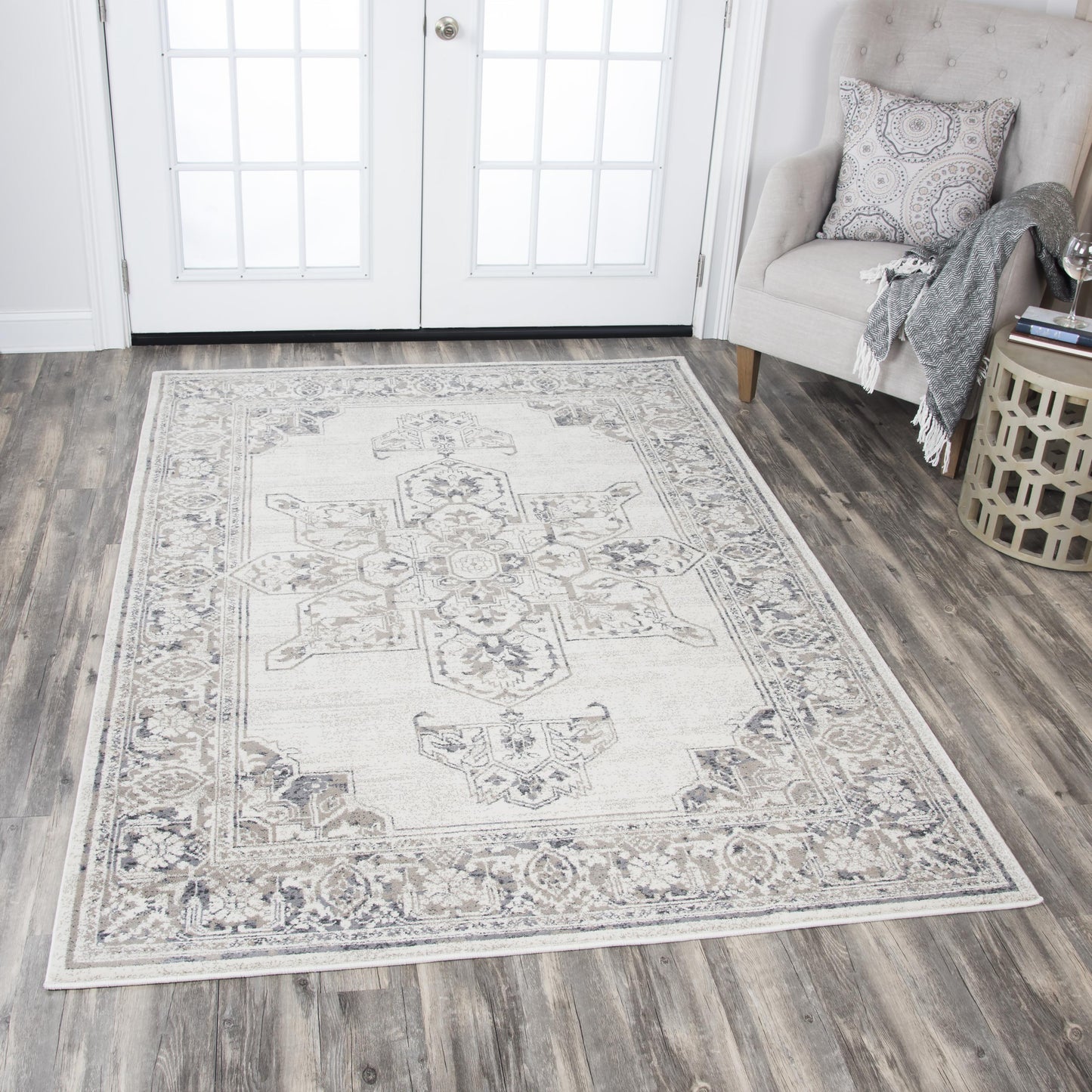 Panache PN6980 Natural/Beige Machine-Made Rug - Rizzy