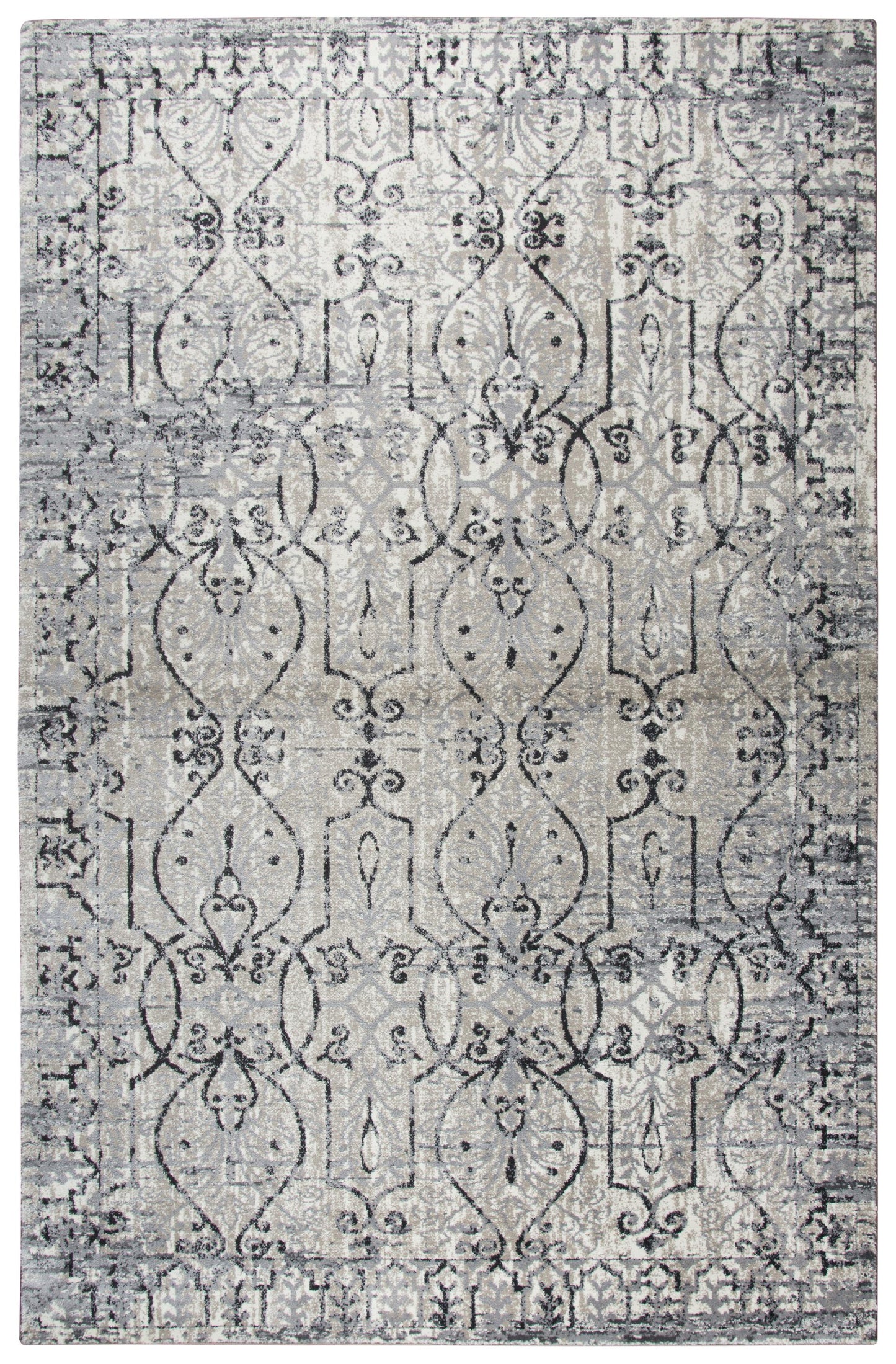 Panache PN6982 Taupe/Natural Machine-Made Rug - Rizzy