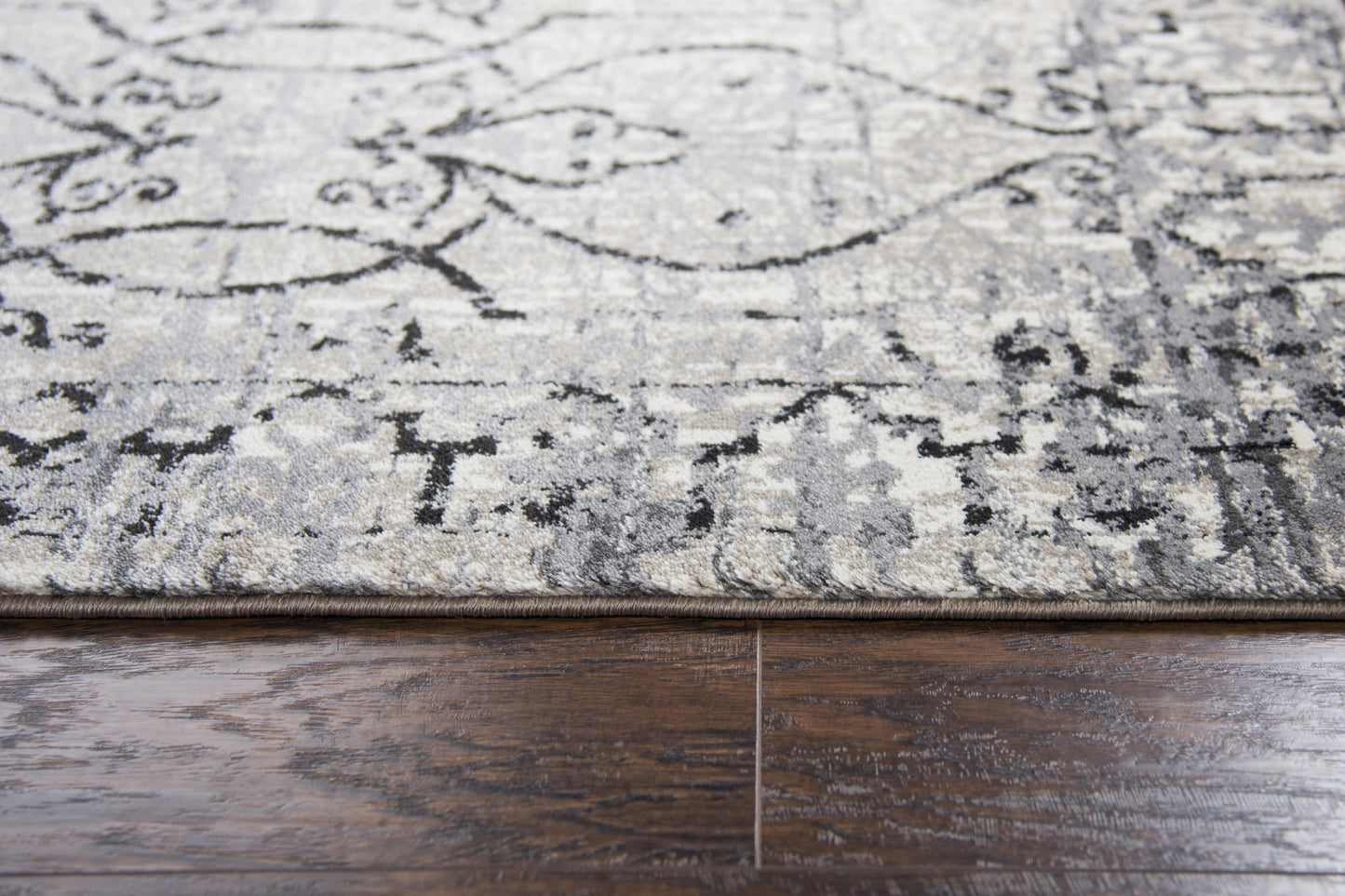 Panache PN6982 Taupe/Natural Machine-Made Rug - Rizzy