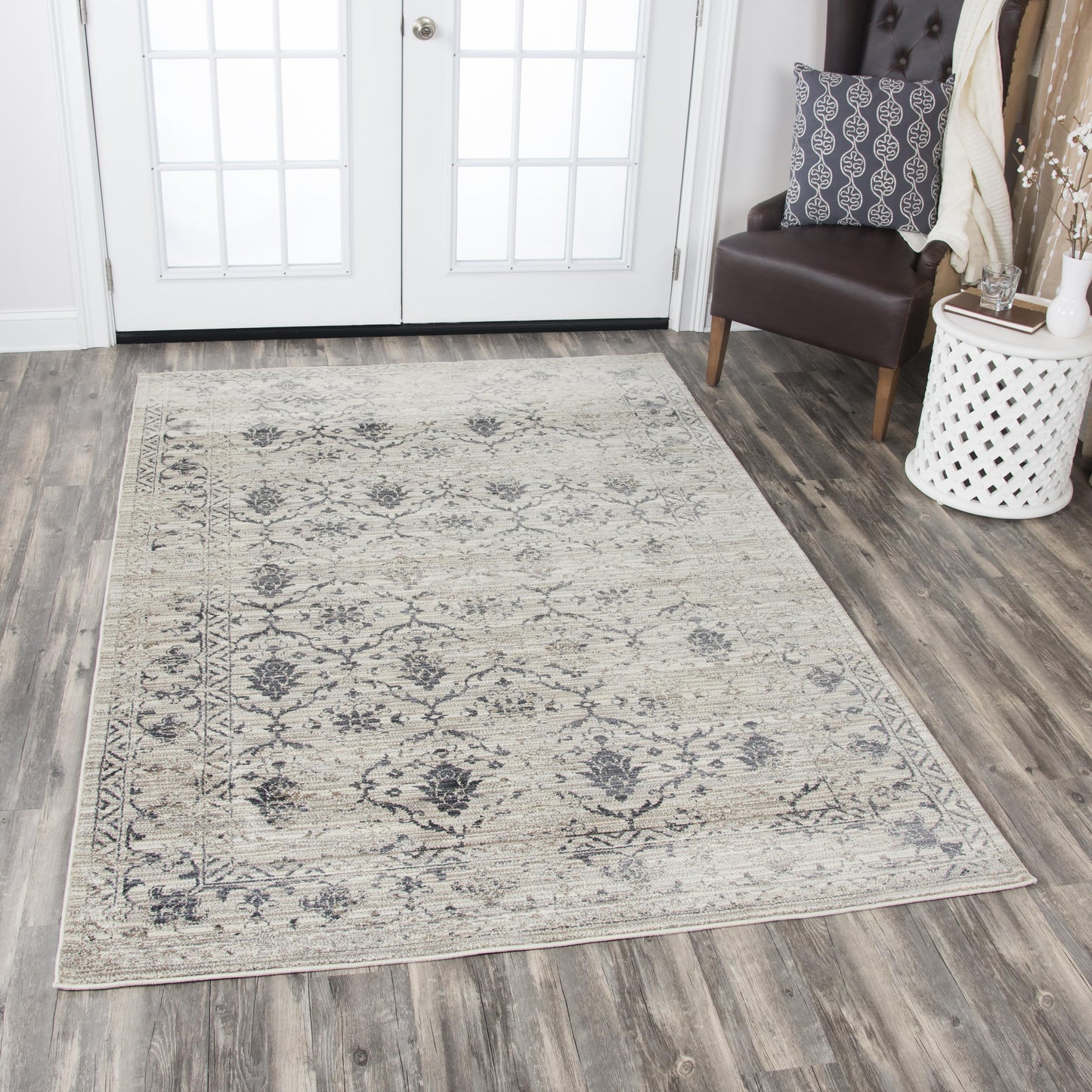 Panache PN6985 Natural/Beige Power Loomed Rug - Rizzy
