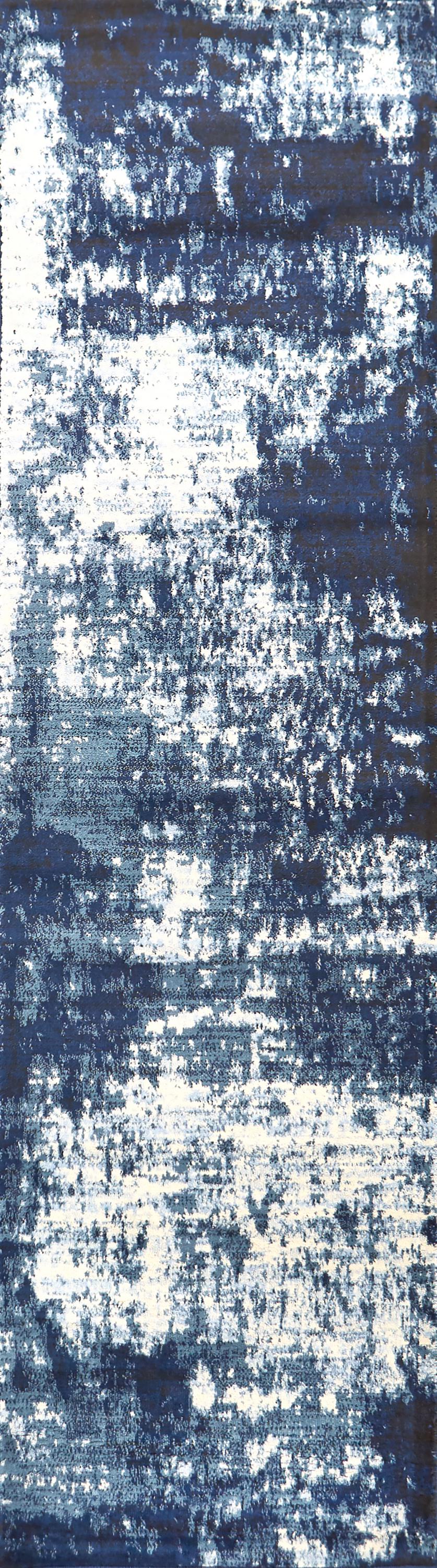 Panache PN6988 Ivory/Blue Machine-Made Rug - Rizzy