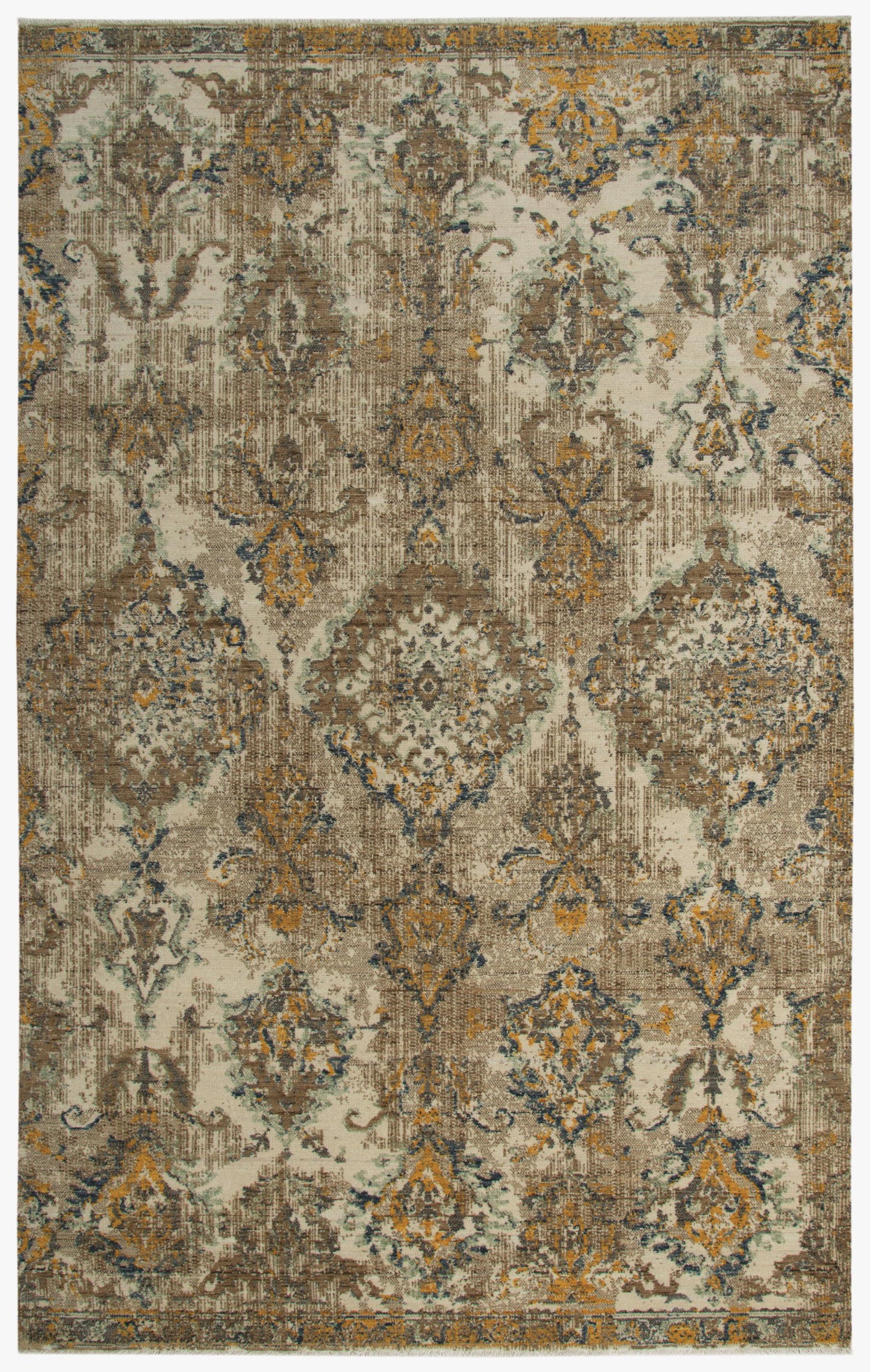 Platinum PNM101 Beige/Brown Hybrid Rug - Rizzy