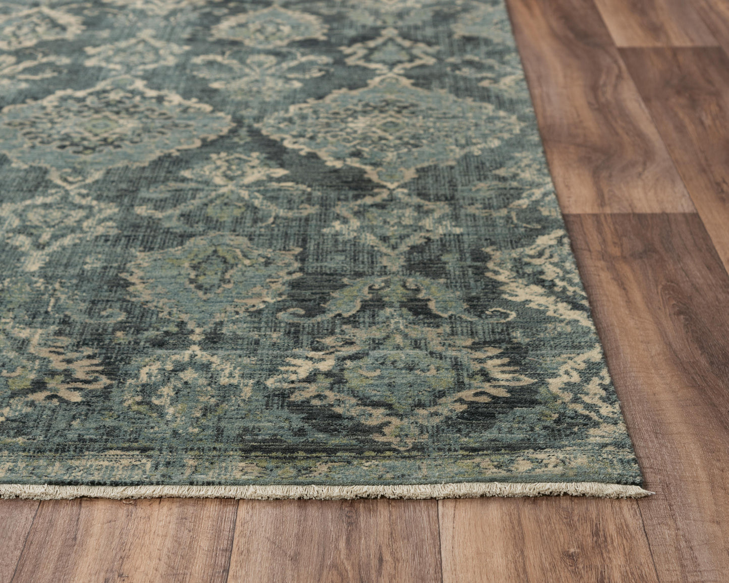 Platinum PNM102 Blue/Beige Hybrid Rug - Rizzy