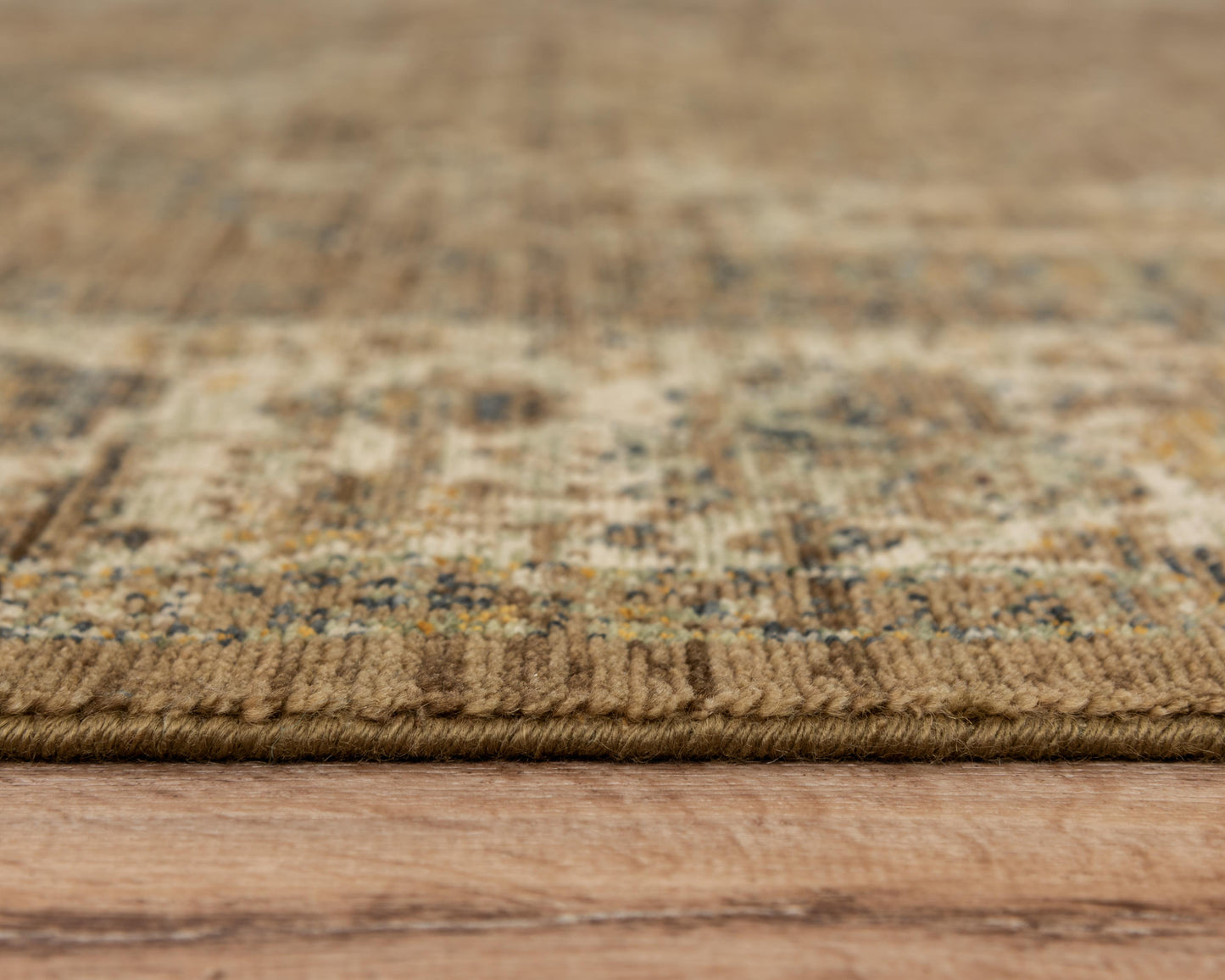 Platinum PNM103 Brown/Beige Hybrid Rug - Rizzy