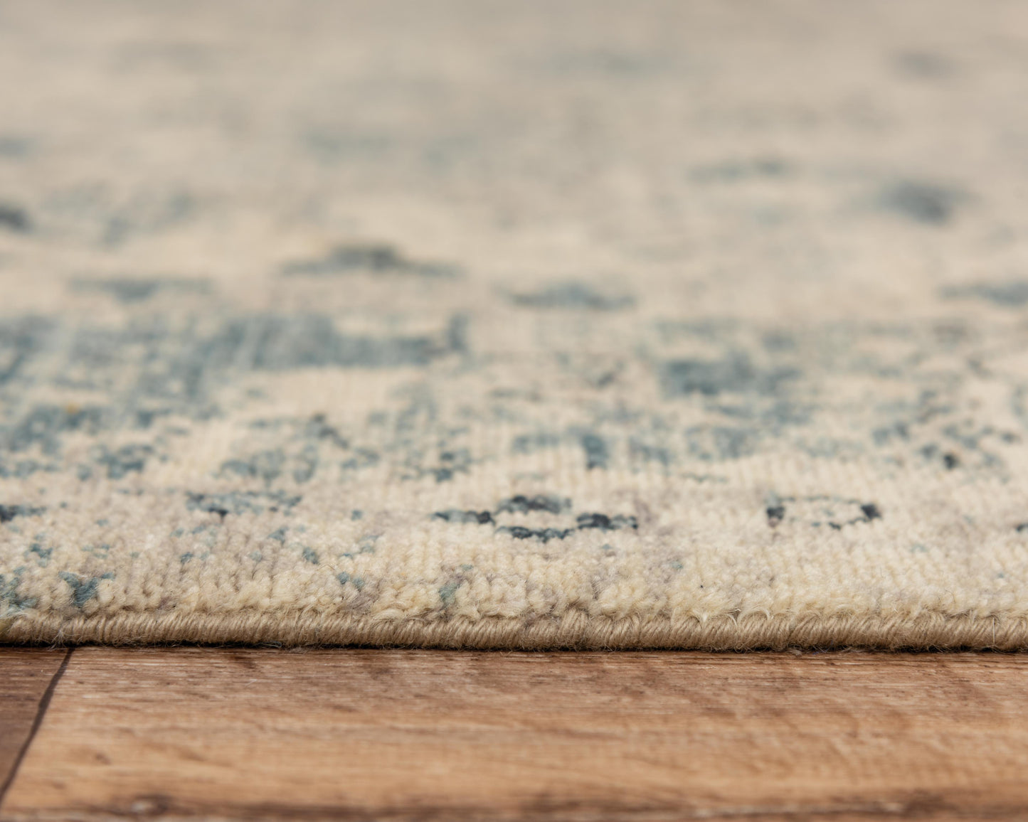 Platinum PNM106 Beige/Blue Hybrid Rug - Rizzy