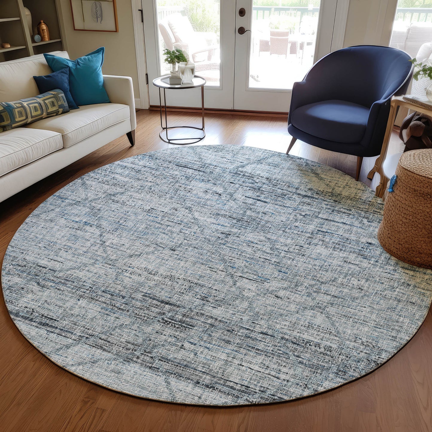Machine Made Portico PO1 Blue - Dalyn Rugs