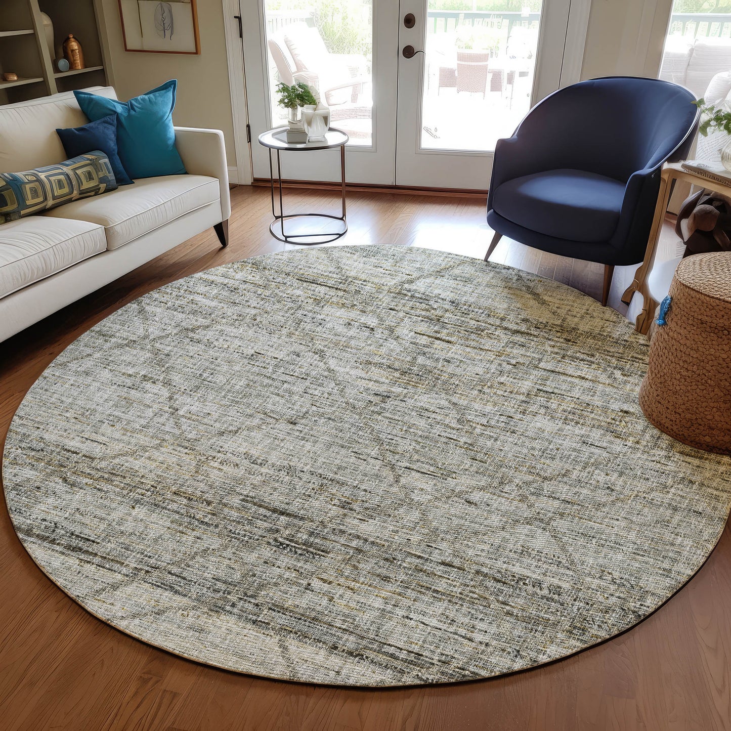 Machine Made Portico PO1 Pewter - Dalyn Rugs