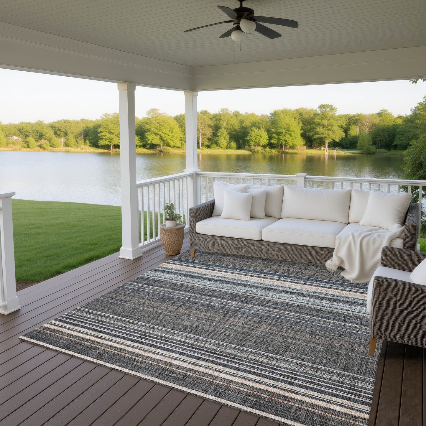 Machine Made Portico PO2 Chocolate - Dalyn Rugs