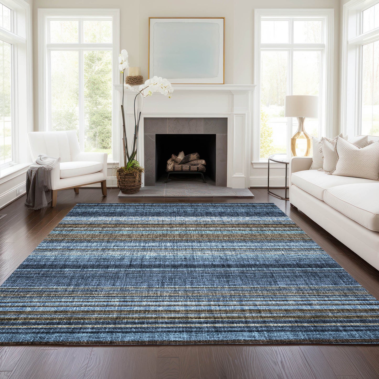 Machine Made Portico PO2 Navy - Dalyn Rugs