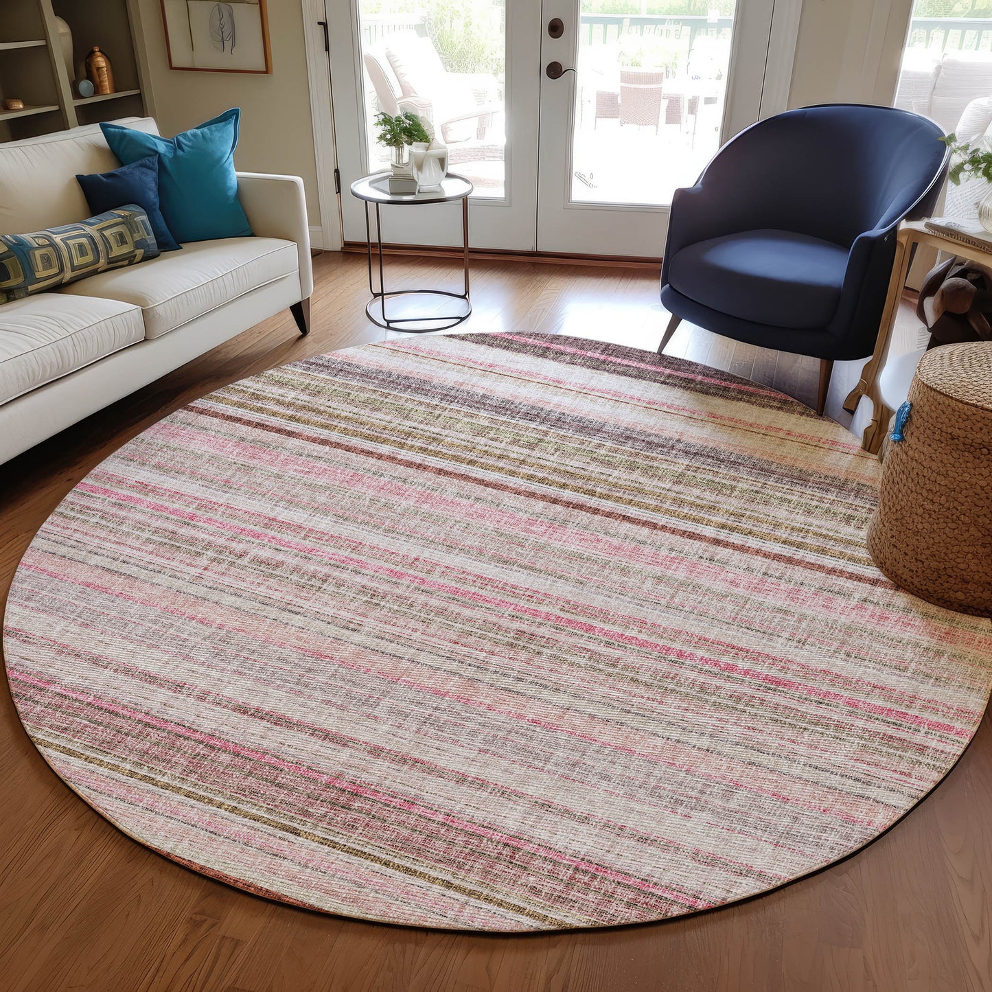 Machine Made Portico PO2 Pink - Dalyn Rugs