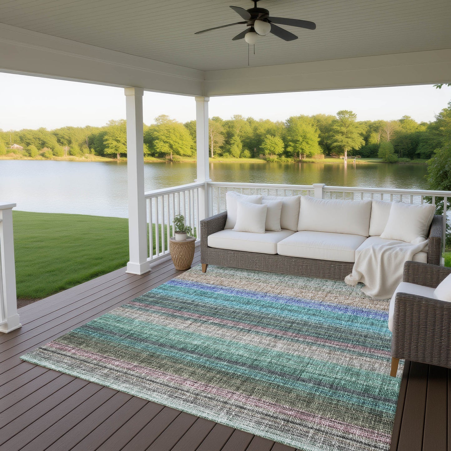 Machine Made Portico PO2 Sage - Dalyn Rugs