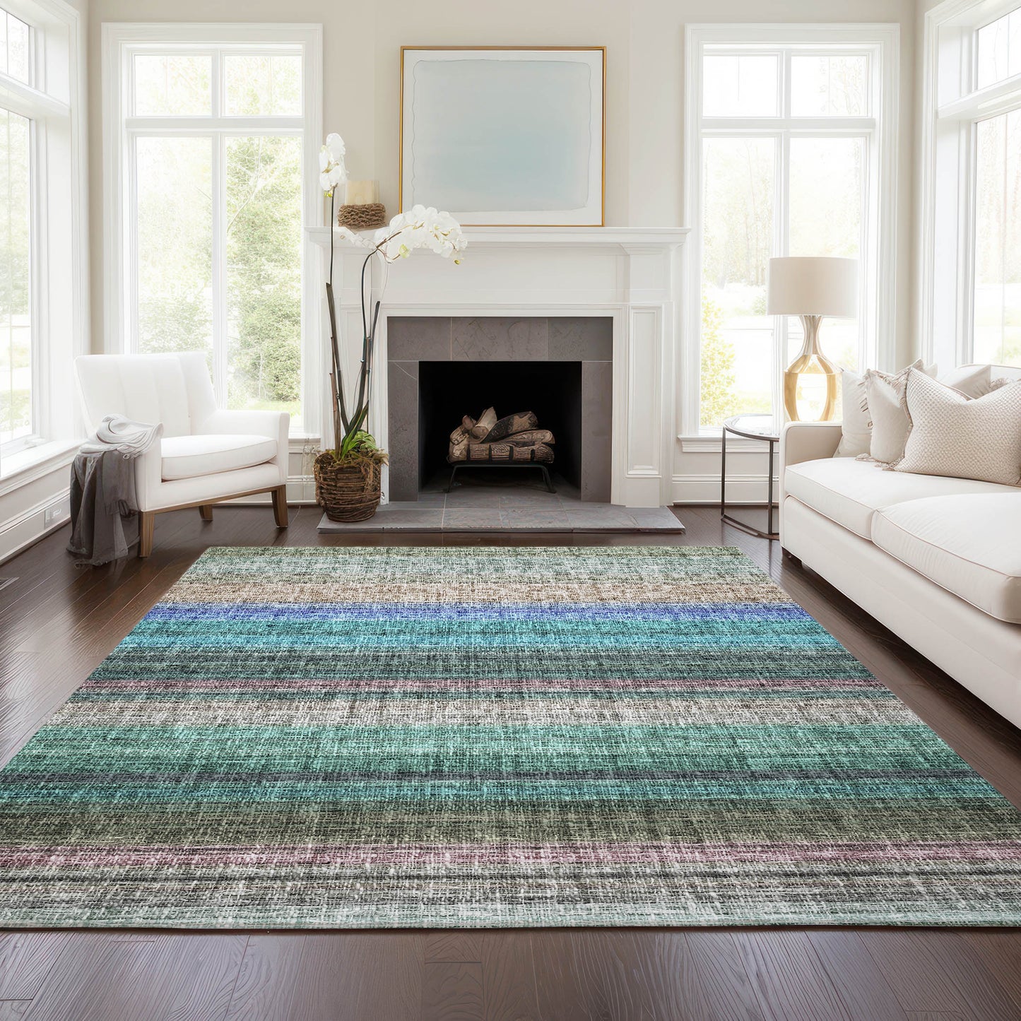 Machine Made Portico PO2 Sage - Dalyn Rugs