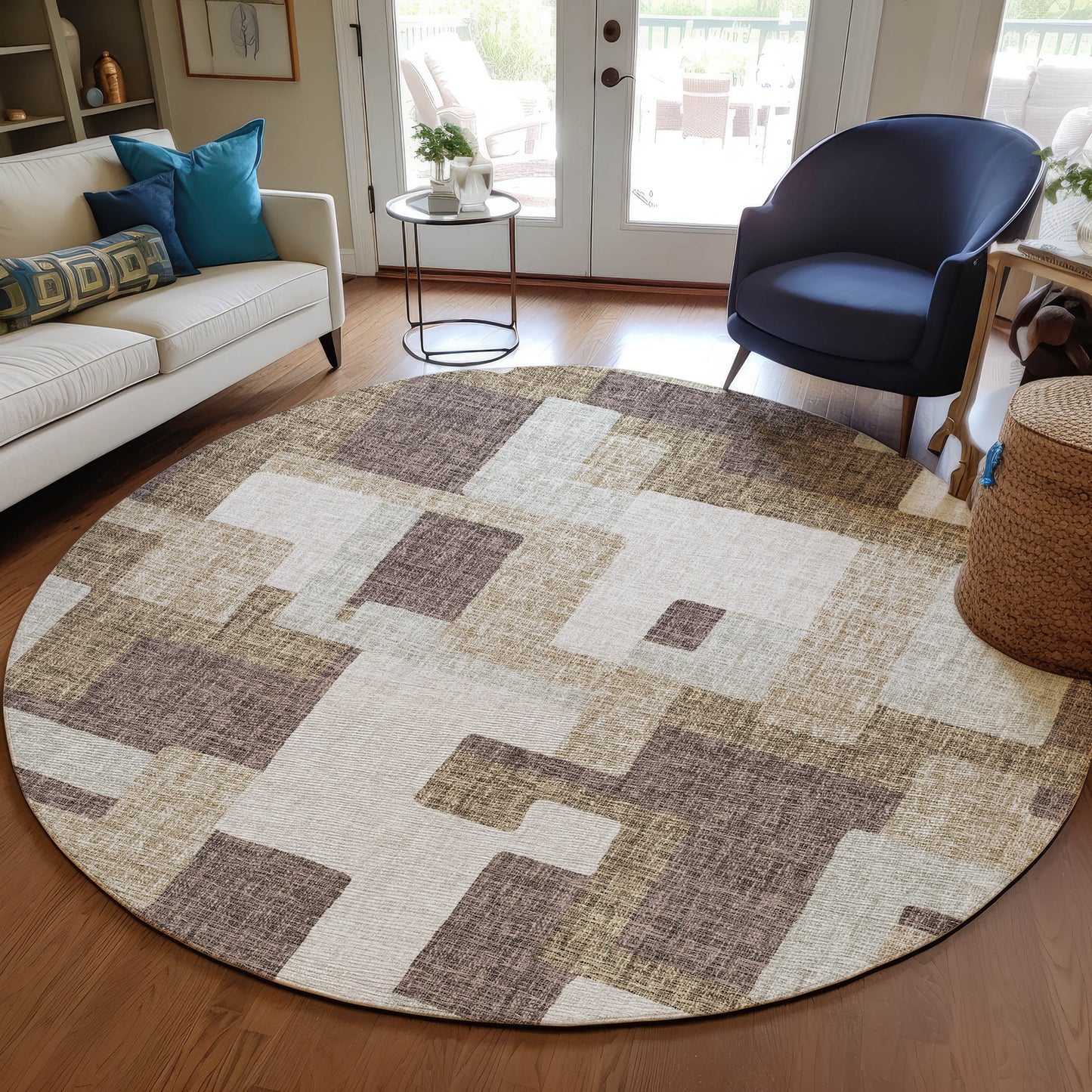 Machine Made Portico PO3 Brown - Dalyn Rugs