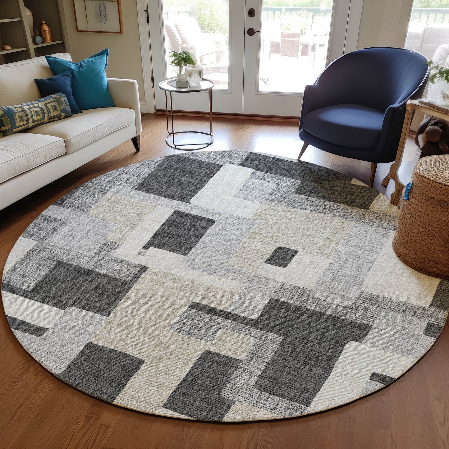 Machine Made Portico PO3 Gray - Dalyn Rugs