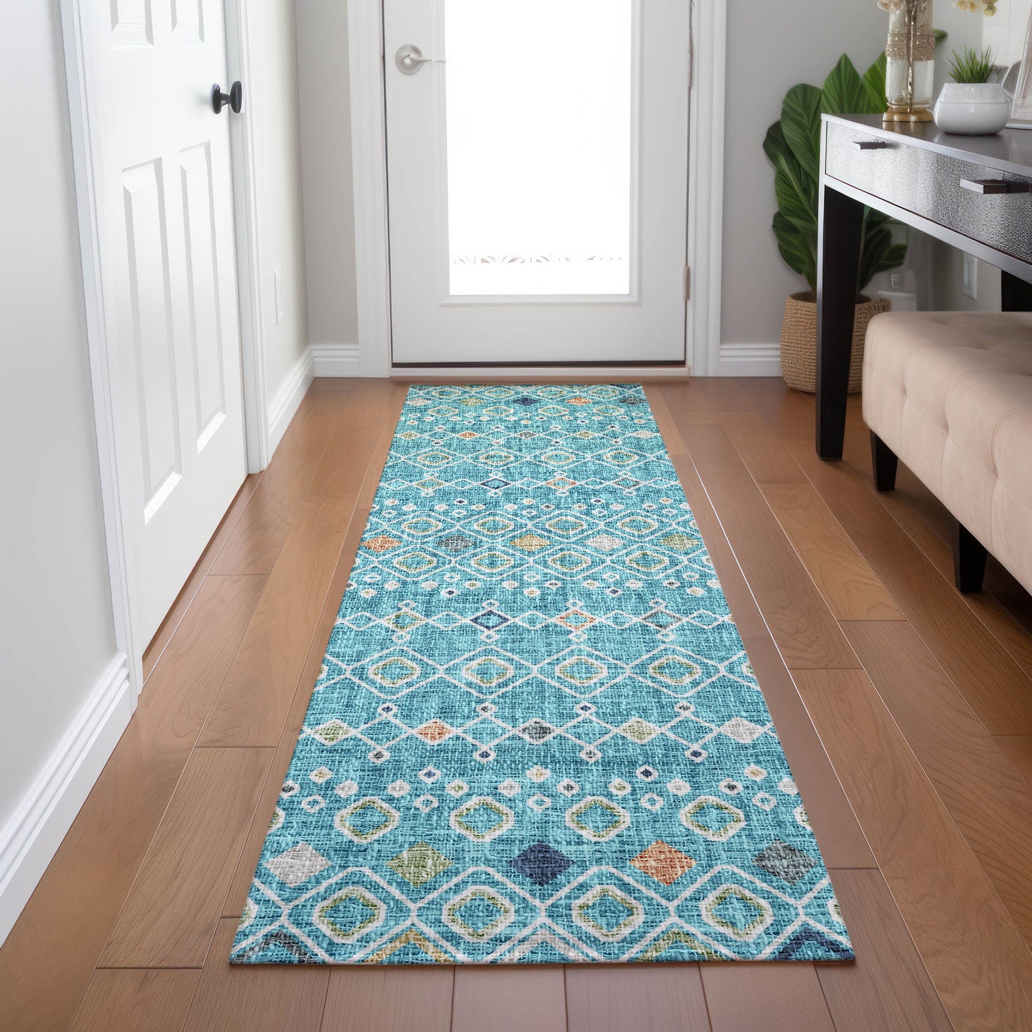 Machine Made Portico PO4 Teal - Dalyn Rugs