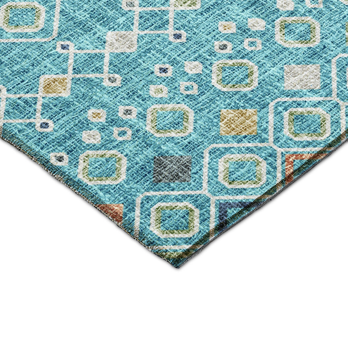 Machine Made Portico PO4 Teal - Dalyn Rugs