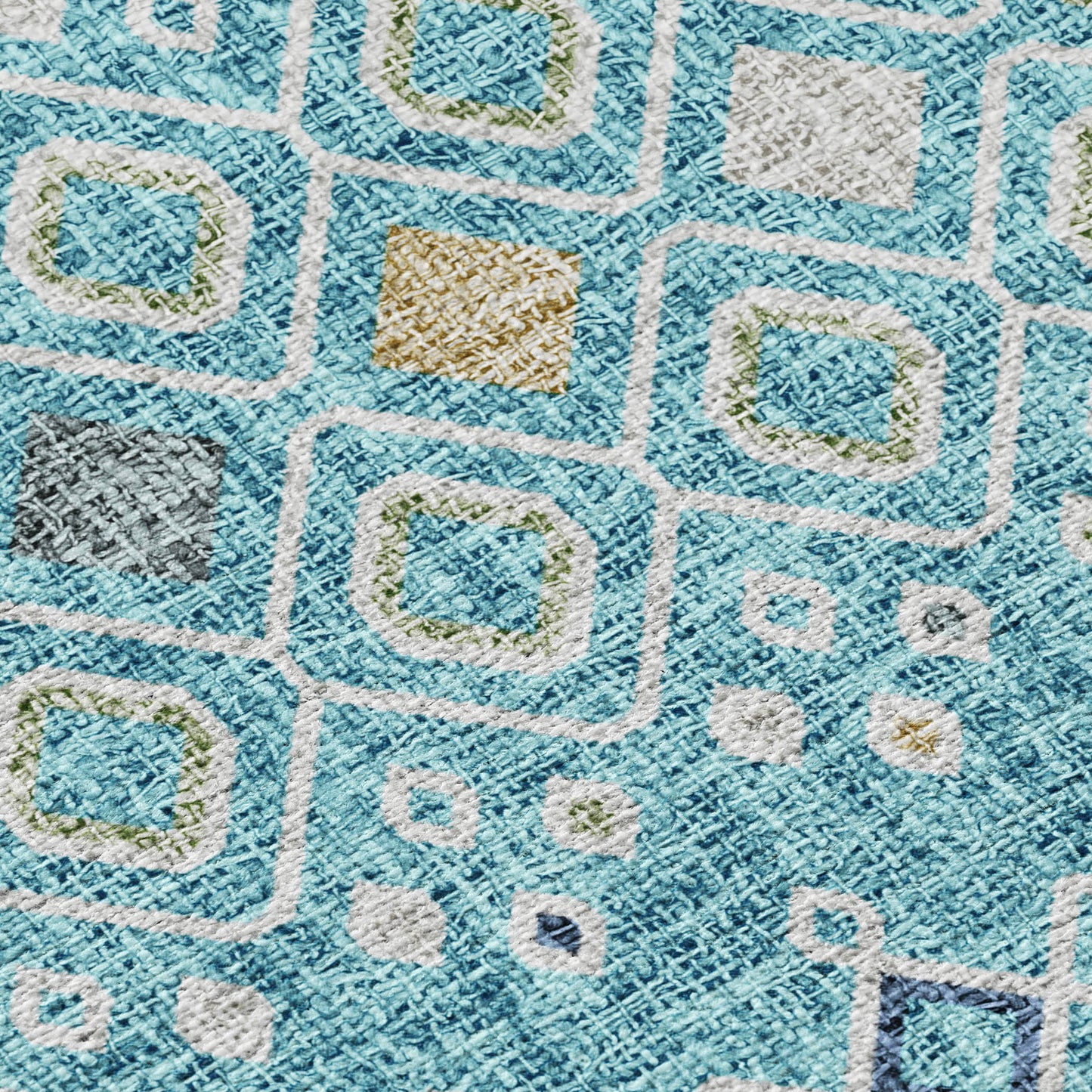 Machine Made Portico PO4 Teal - Dalyn Rugs
