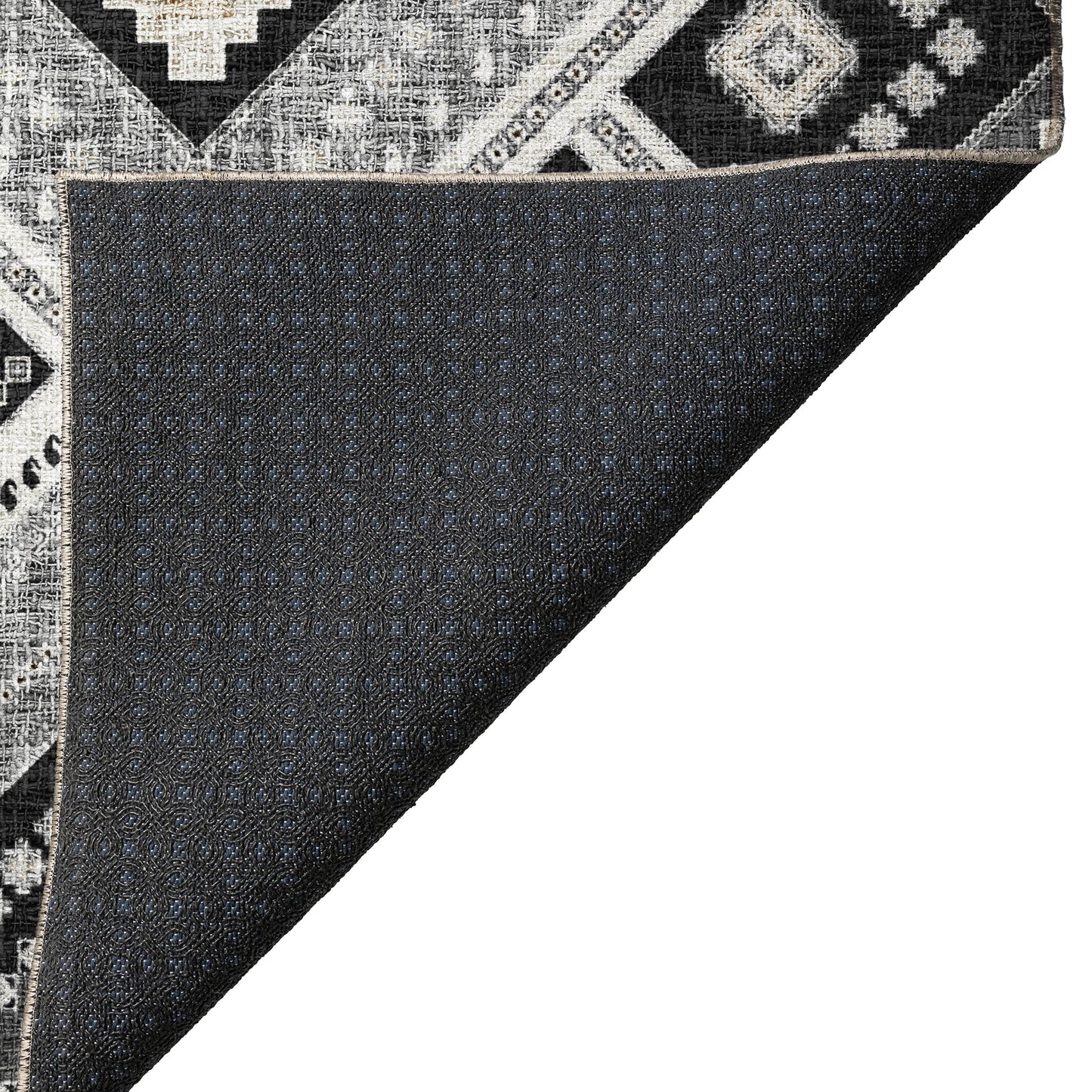 Machine Made Portico PO5 Black - Dalyn Rugs