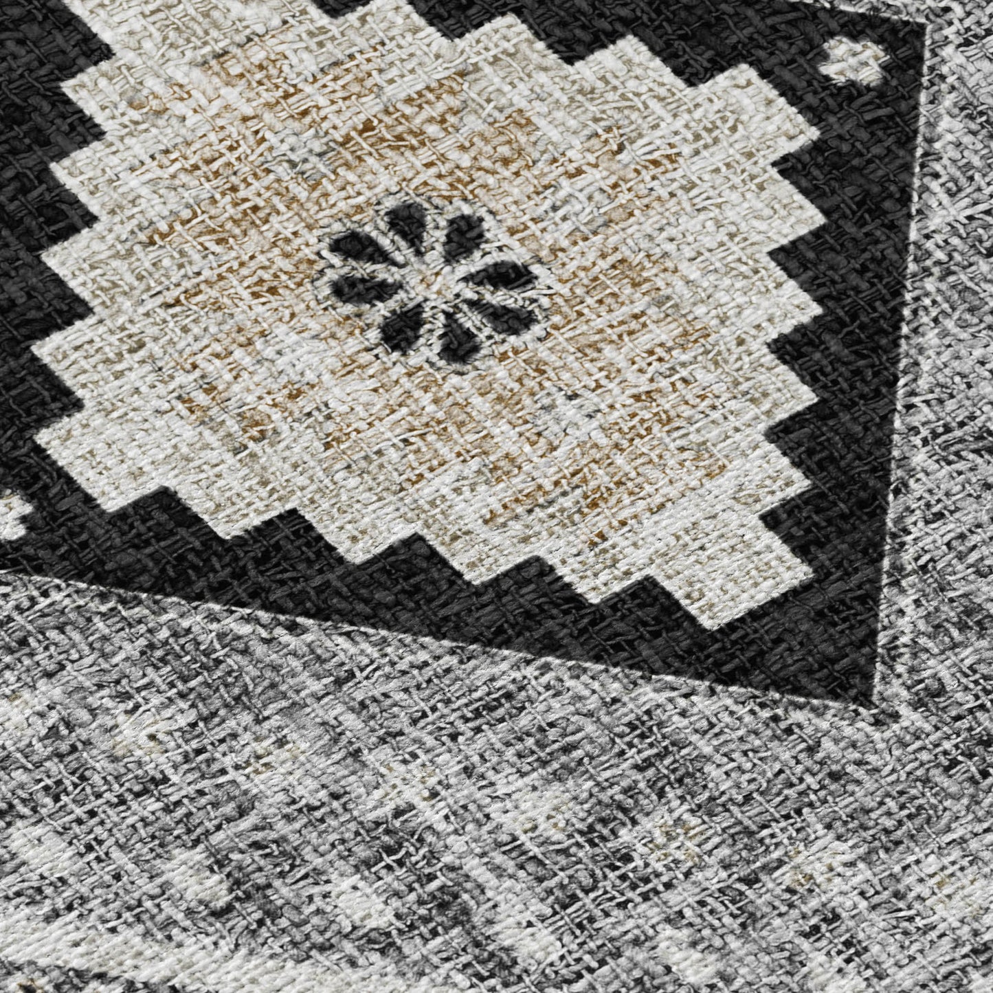 Machine Made Portico PO5 Black - Dalyn Rugs