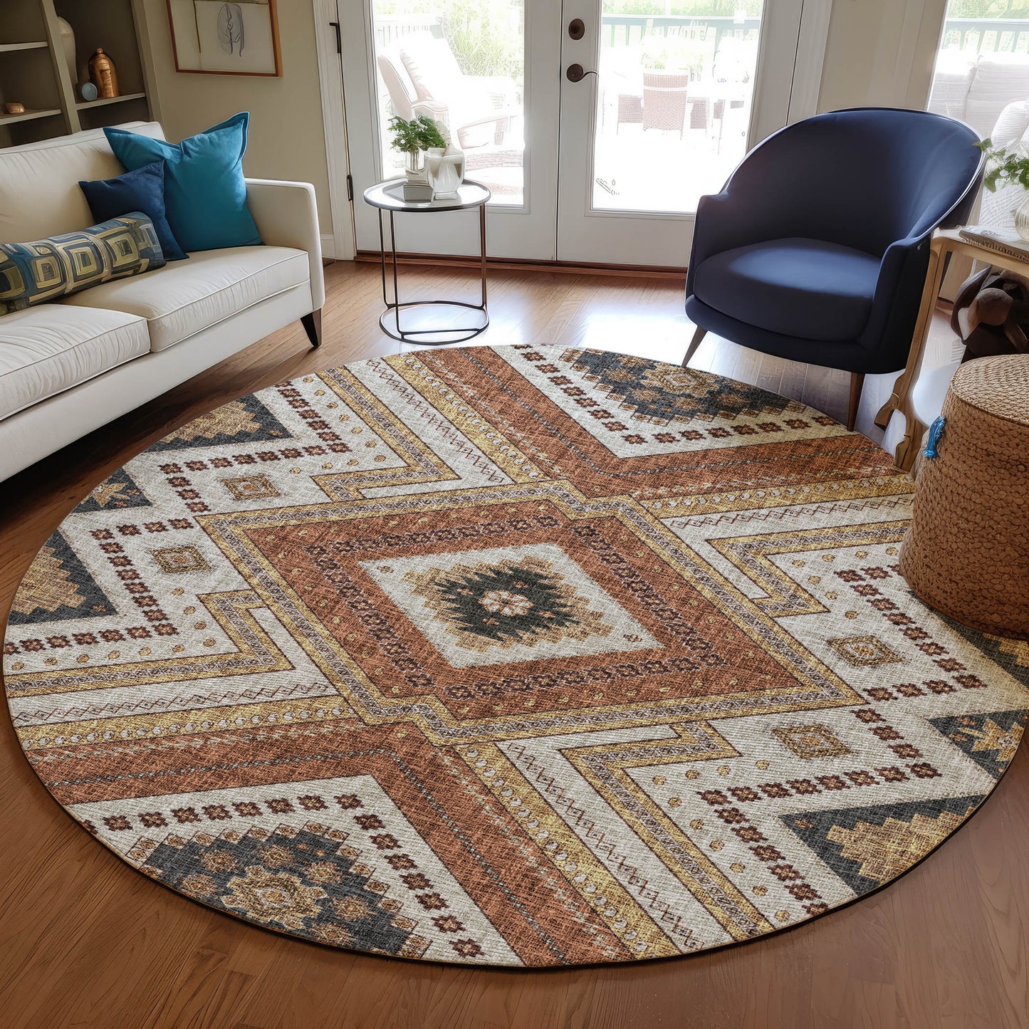 Machine Made Portico PO5 Copper - Dalyn Rugs