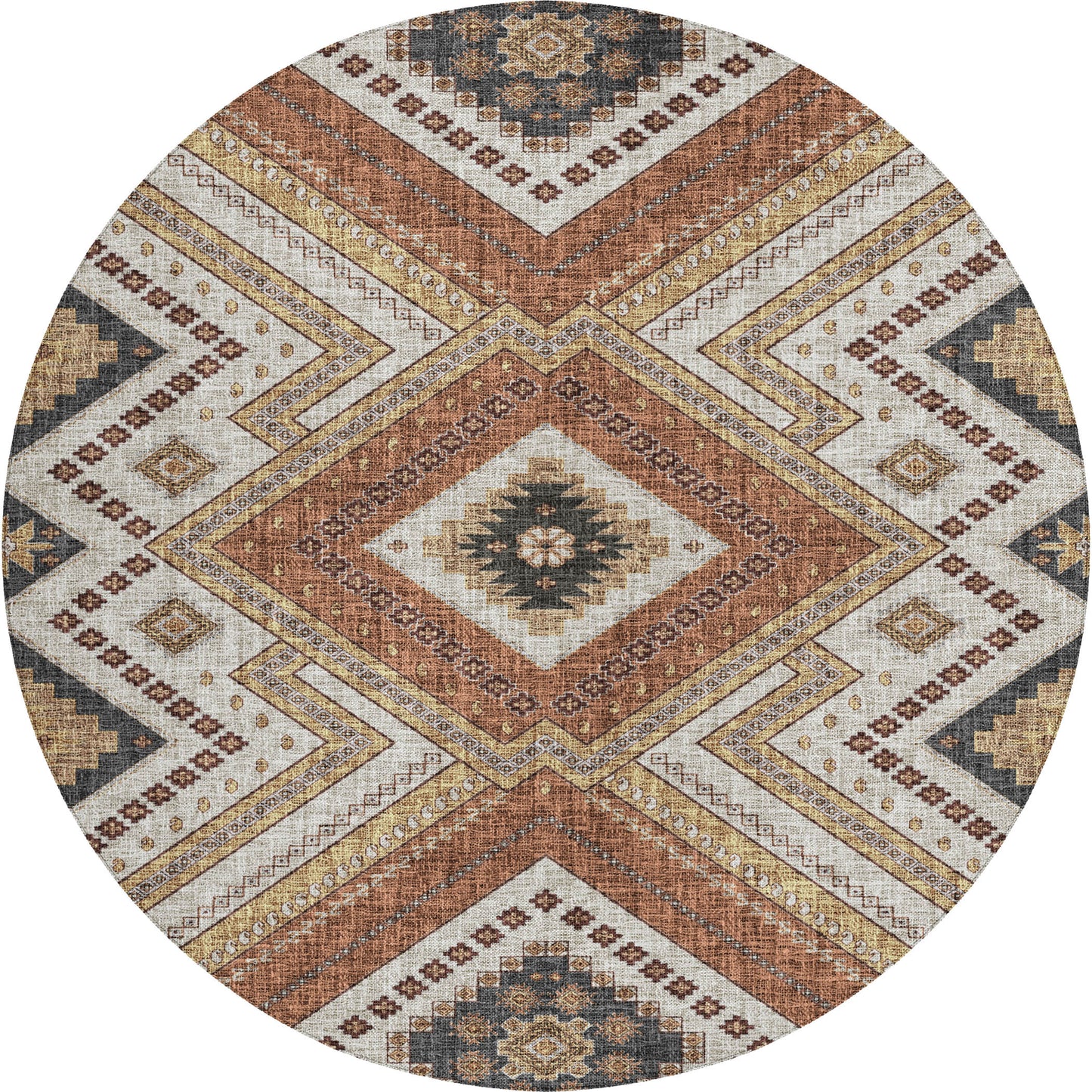 Machine Made Portico PO5 Copper - Dalyn Rugs