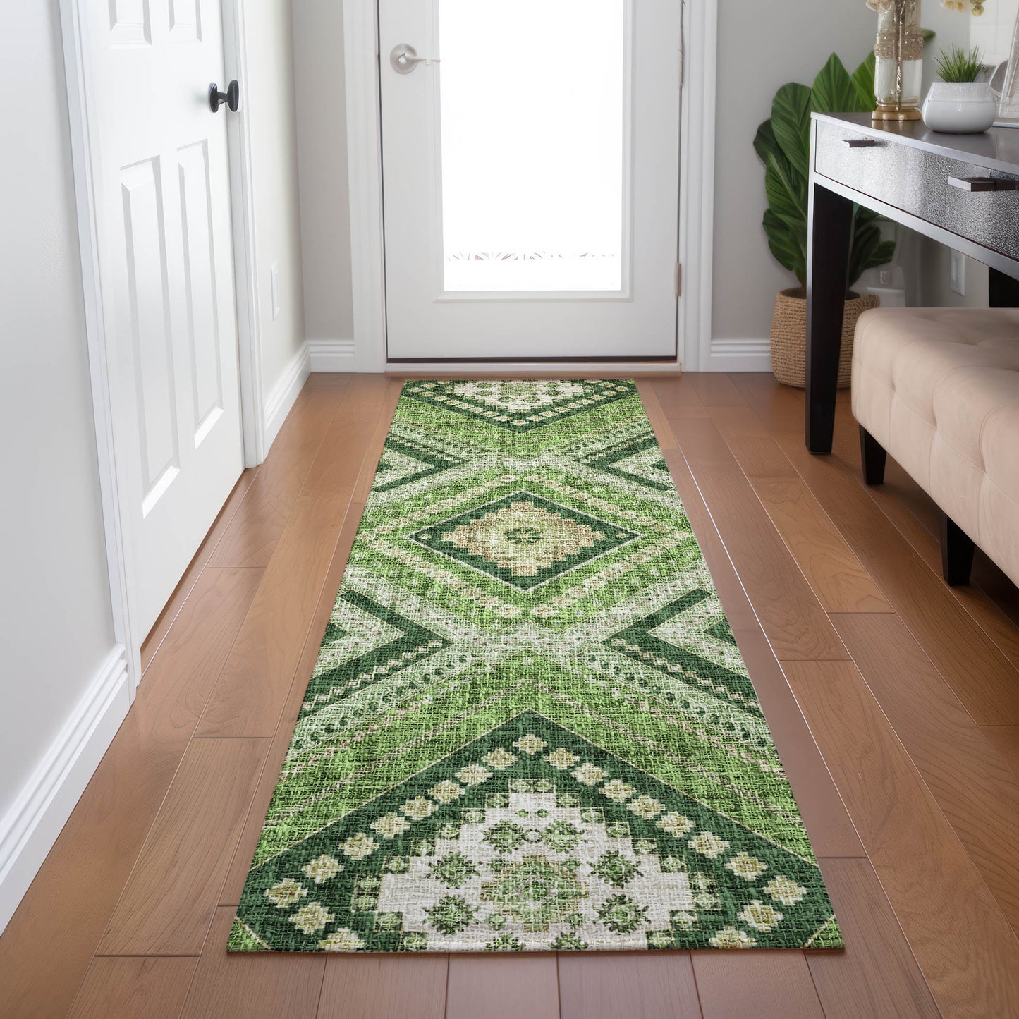 Machine Made Portico PO5 Green - Dalyn Rugs
