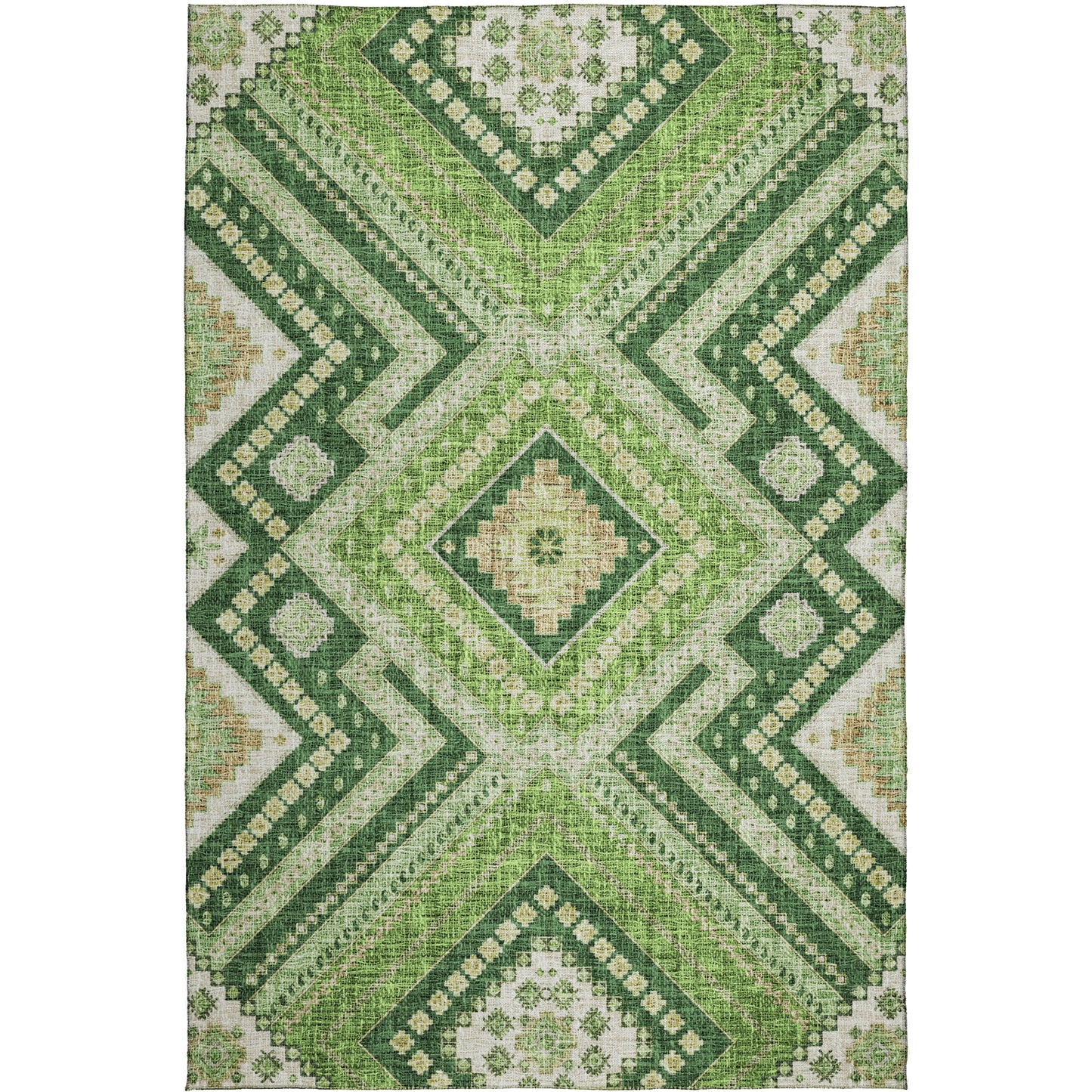 Machine Made Portico PO5 Green - Dalyn Rugs