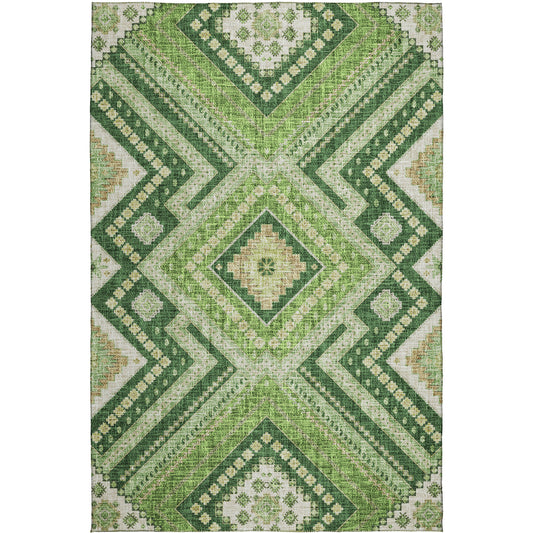 Machine Made Portico PO5 Green - Dalyn Rugs