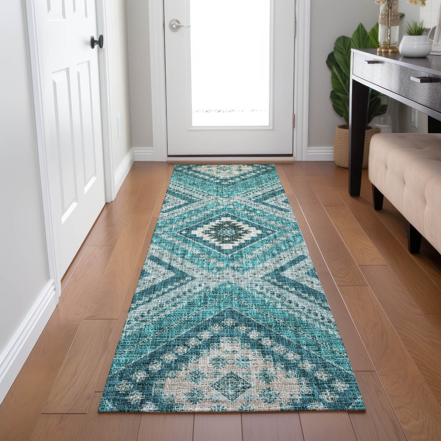 Machine Made Portico PO5 Teal - Dalyn Rugs