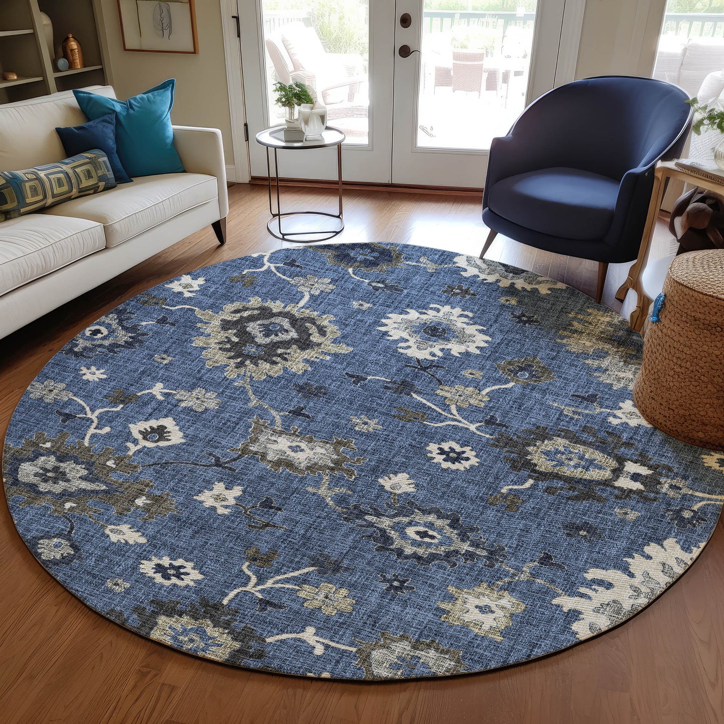 Machine Made Portico PO6 Blue - Dalyn Rugs