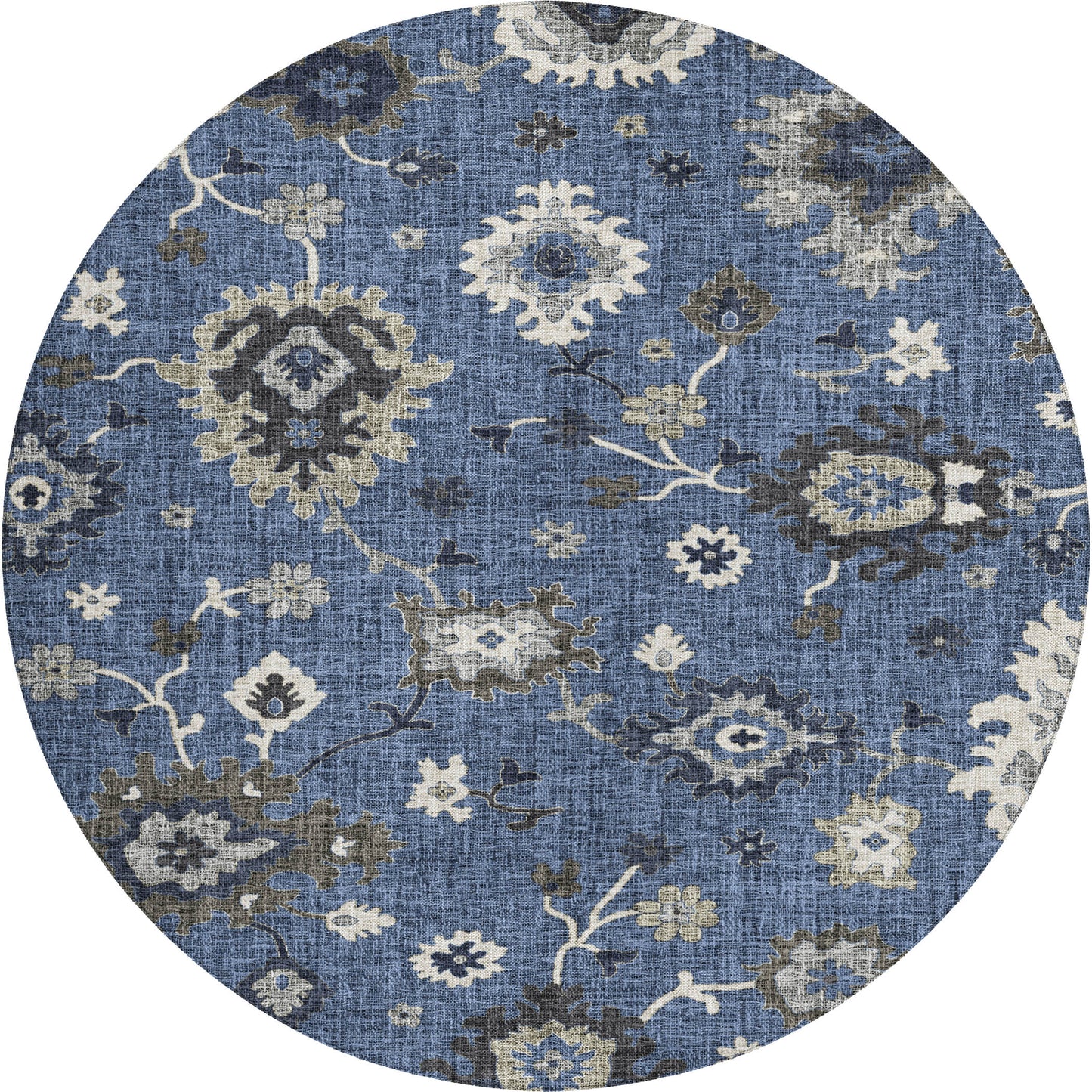 Machine Made Portico PO6 Blue - Dalyn Rugs