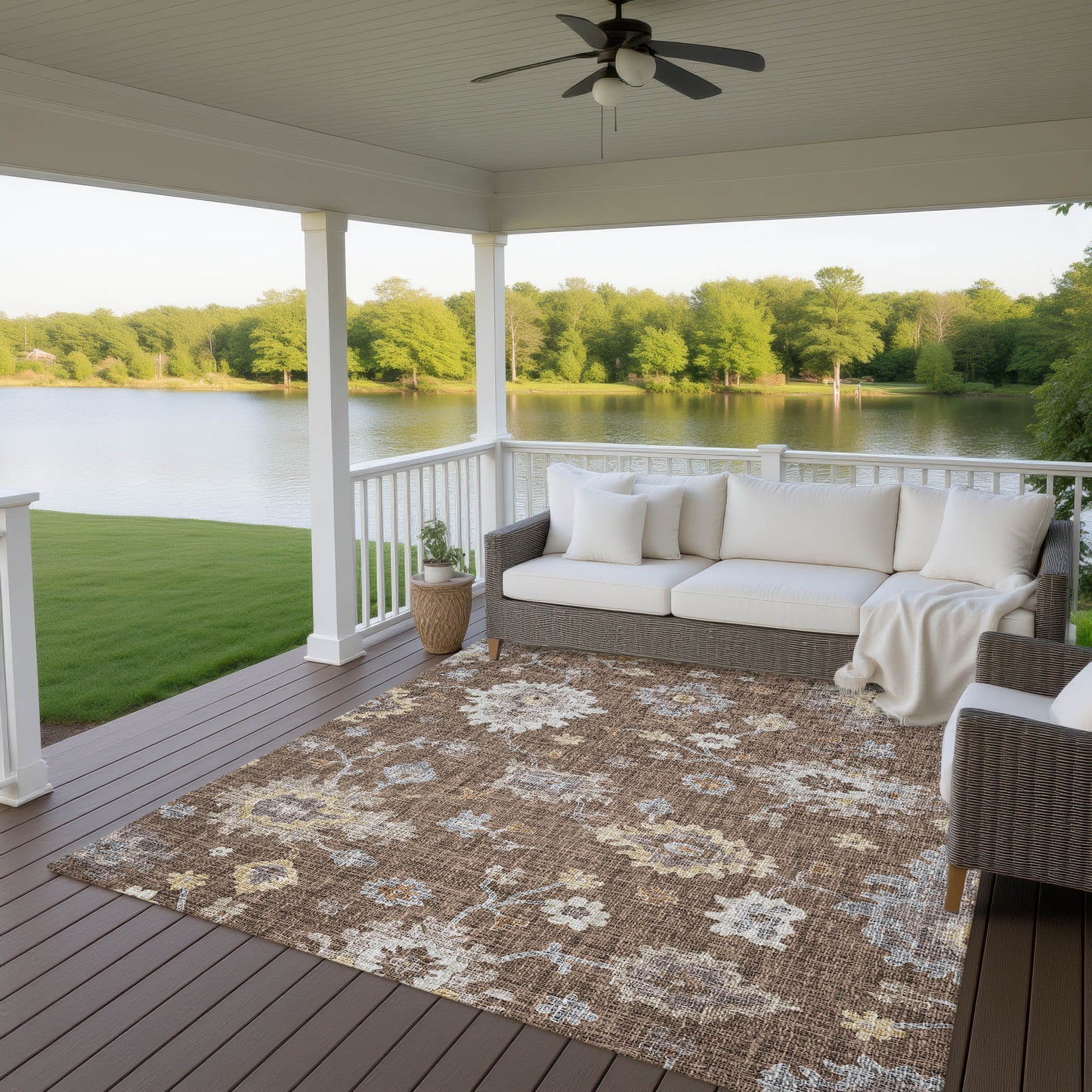 Machine Made Portico PO6 Chocolate - Dalyn Rugs