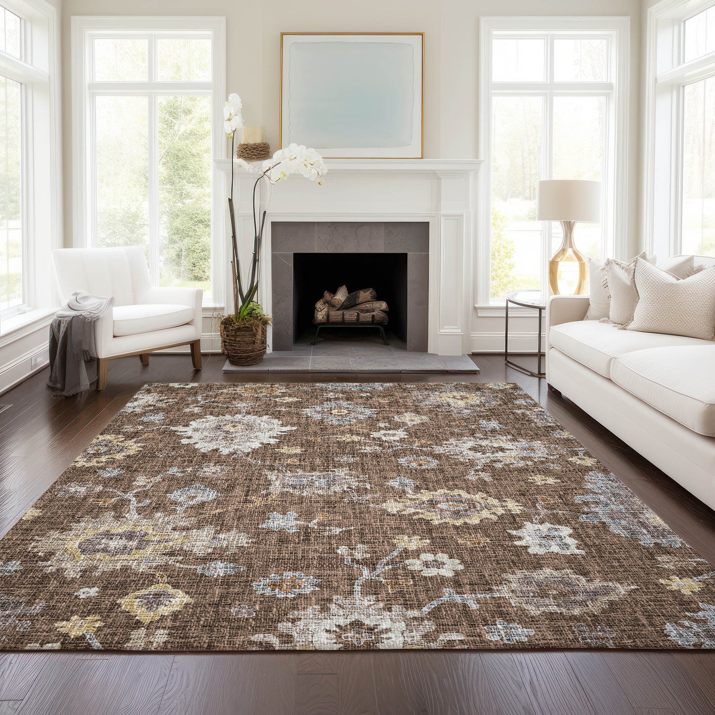 Machine Made Portico PO6 Chocolate - Dalyn Rugs