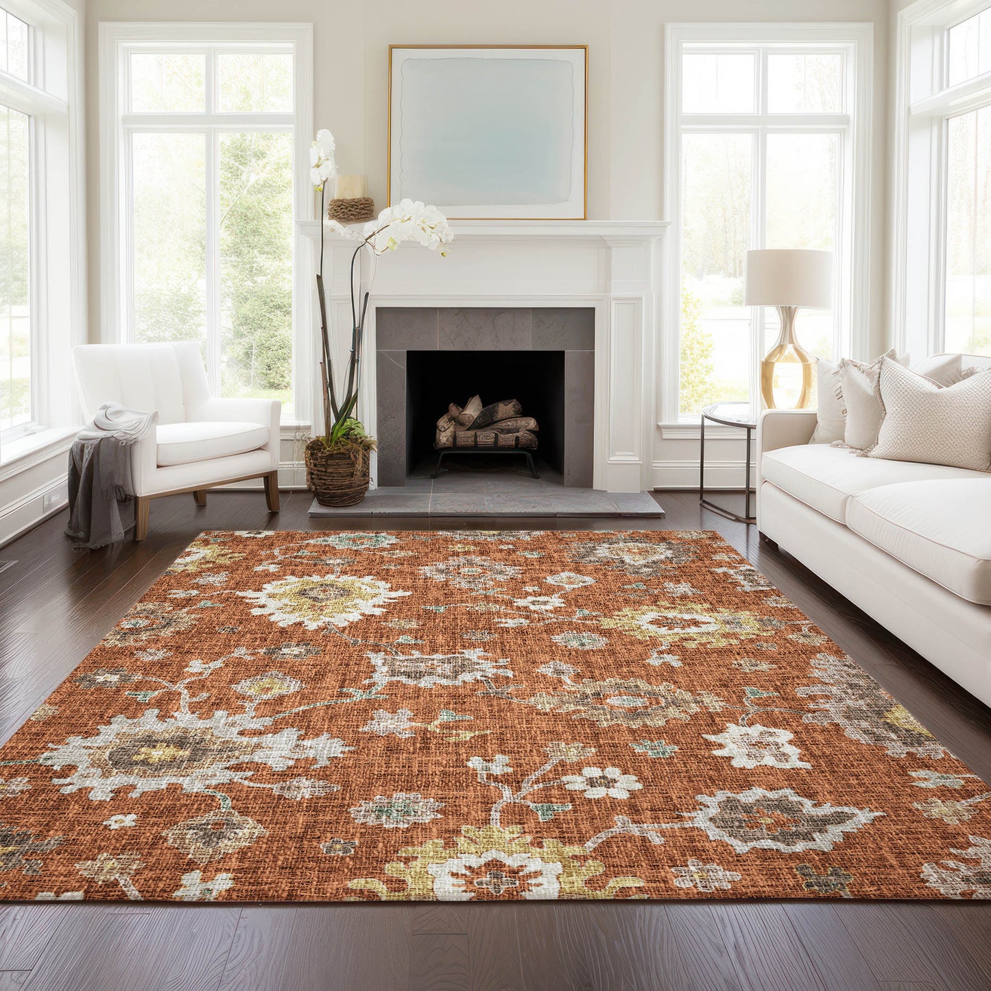 Machine Made Portico PO6 Paprika - Dalyn Rugs