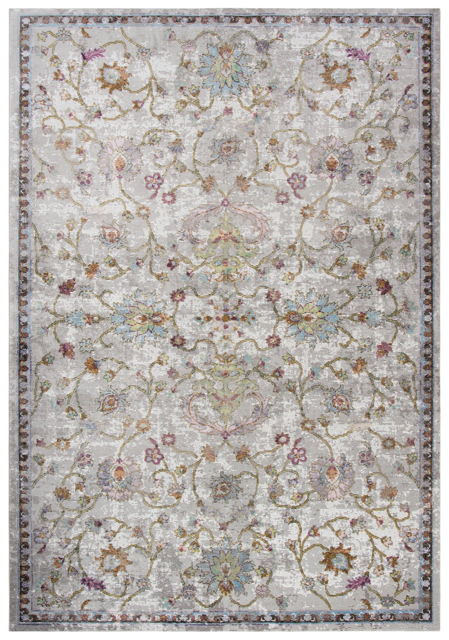 Princeton PRI103 Beige/Cream Machine-Made Rug - Rizzy