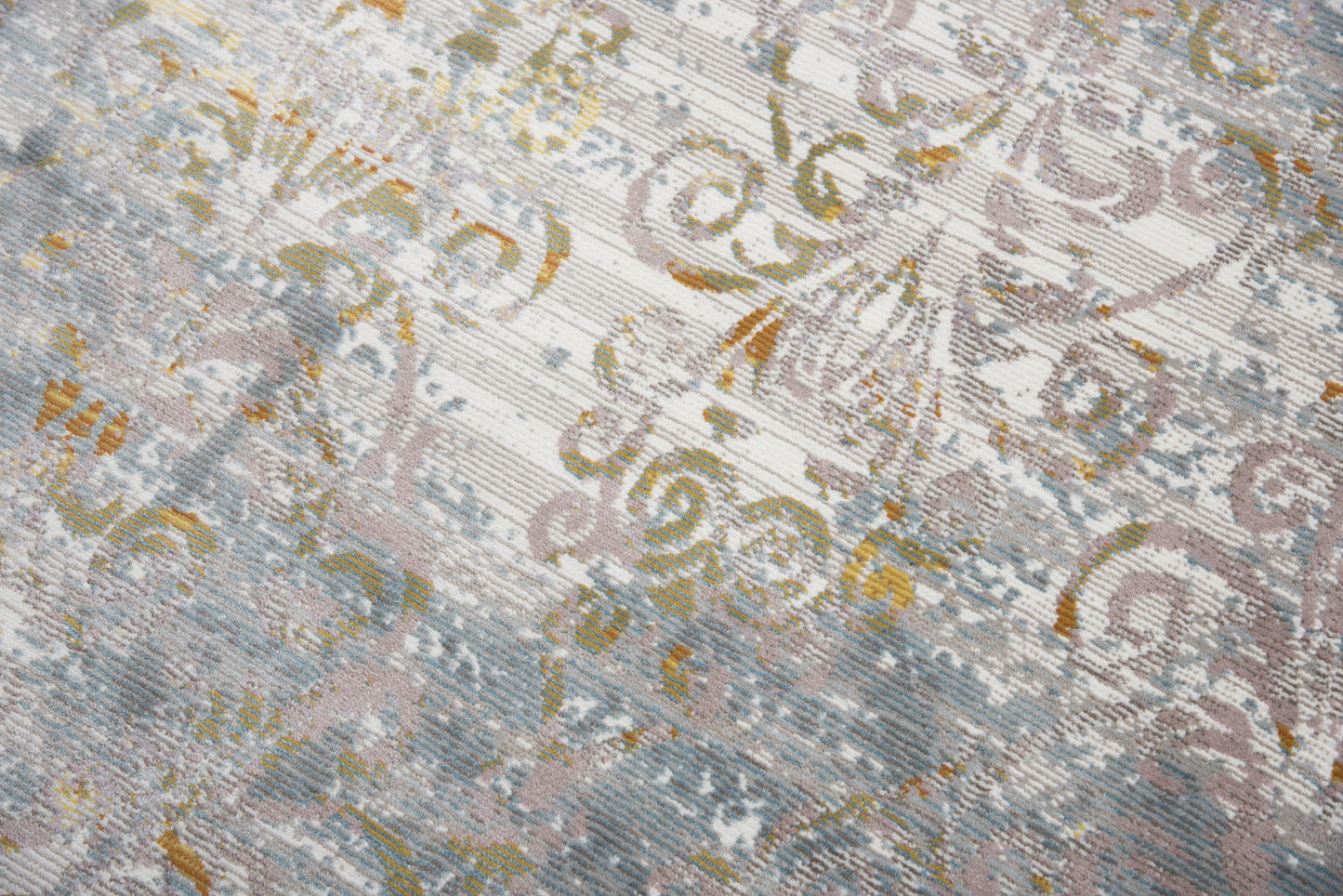 Princeton PRI106 Blue/Gray Machine-Made Rug - Rizzy