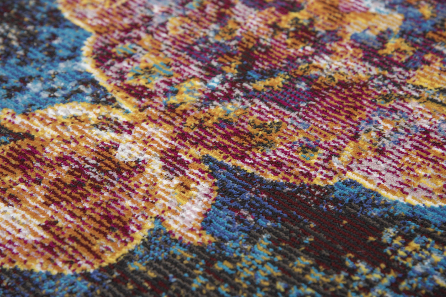 Princeton PRI107 Blue Machine-Made Rug - Rizzy