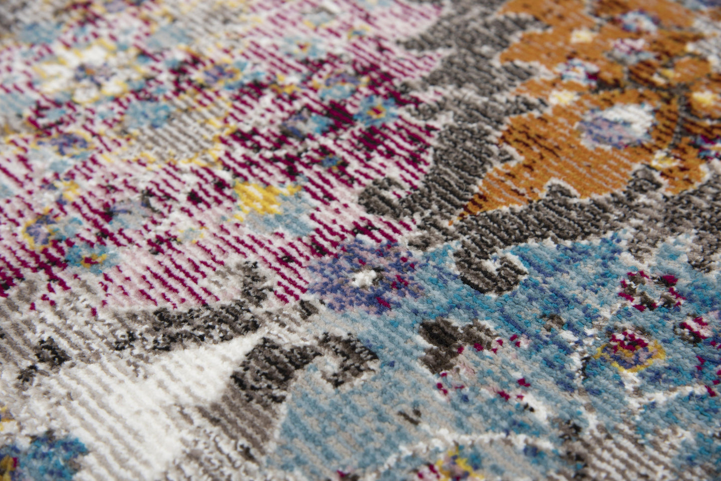 Princeton PRI108 Cream/Multi Machine-Made Rug - Rizzy