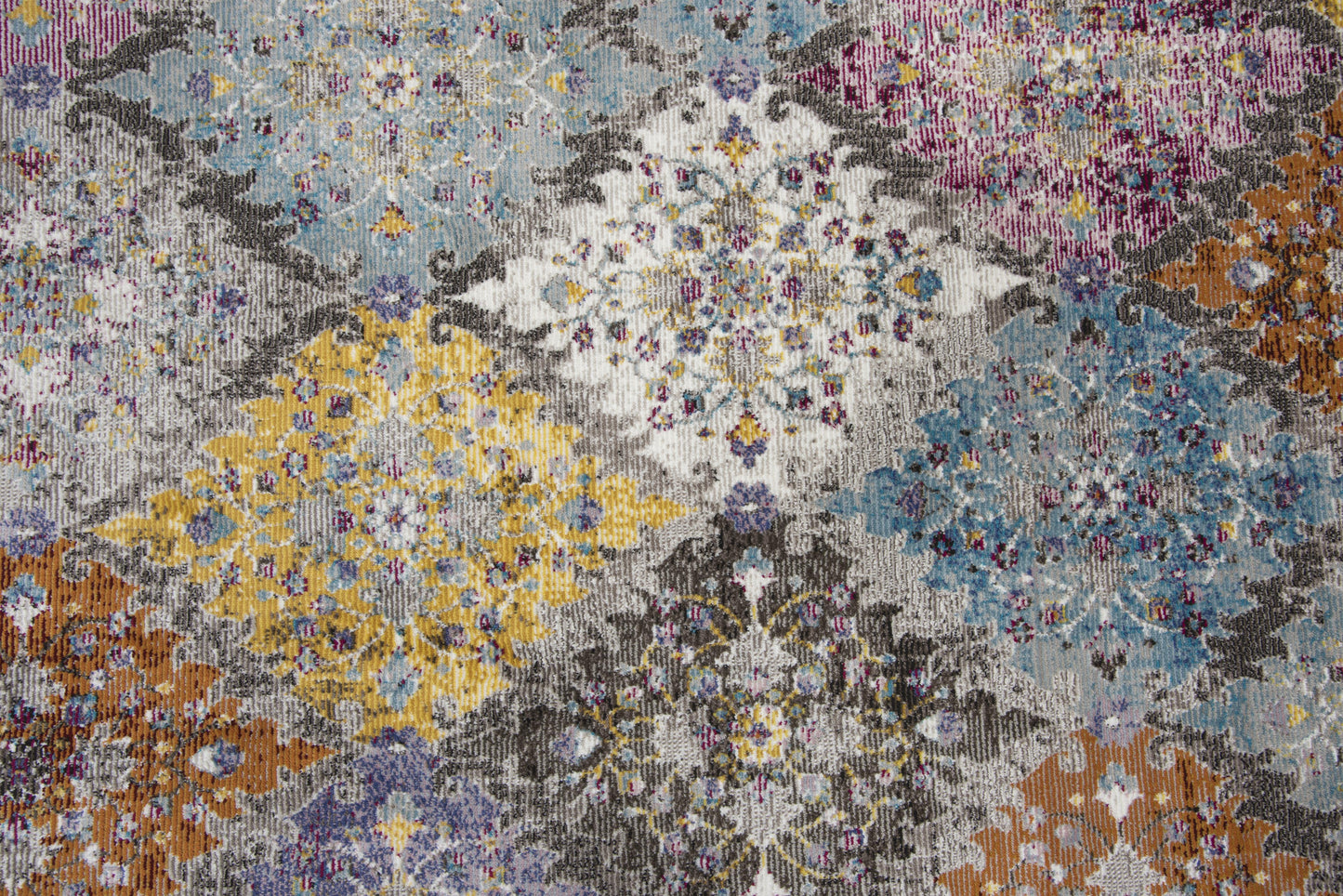 Princeton PRI108 Cream/Multi Machine-Made Rug - Rizzy