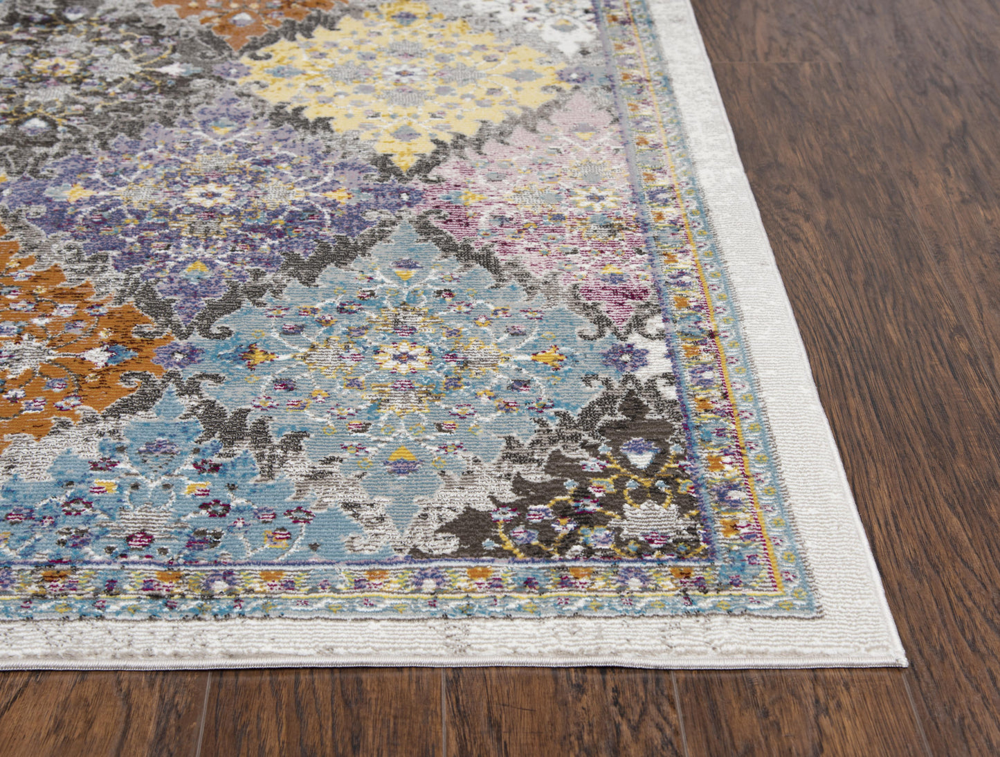 Princeton PRI108 Cream/Multi Machine-Made Rug - Rizzy