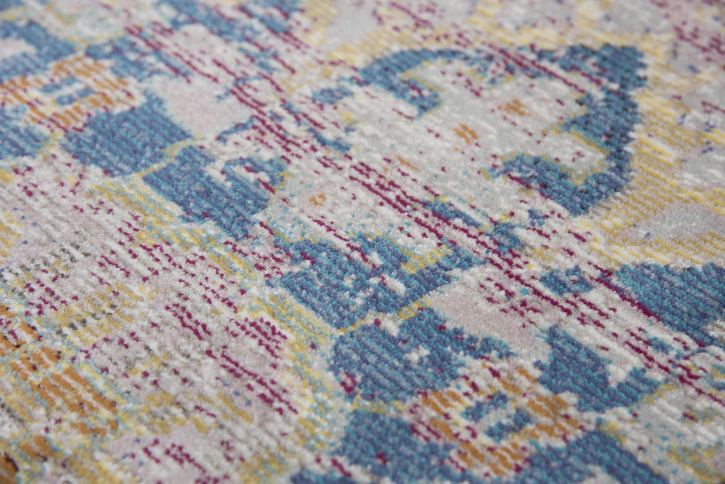 Princeton PRI109 Blue/Gray Machine-Made Rug - Rizzy