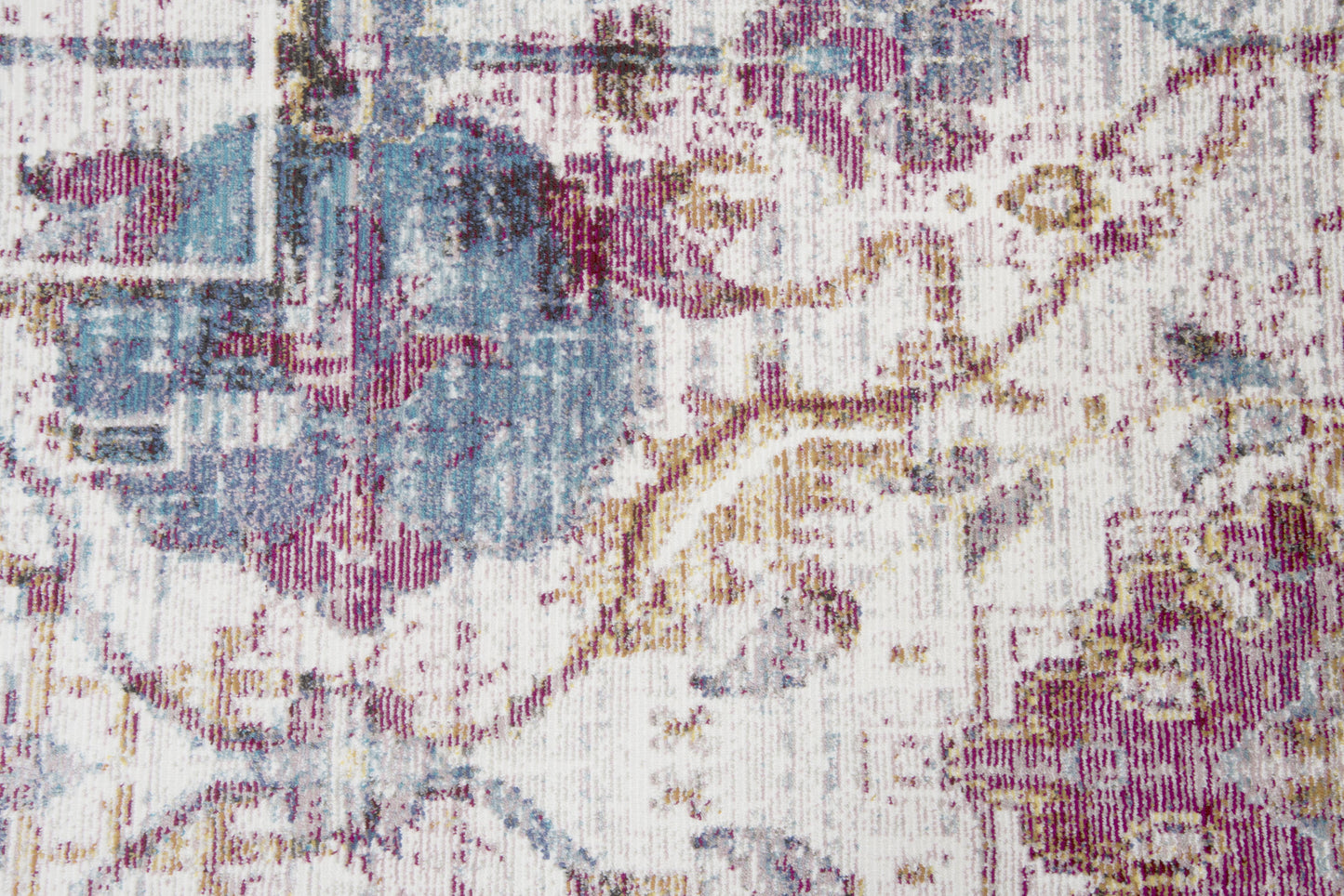 Princeton PRI110 Cream/Blue Machine-Made Rug - Rizzy