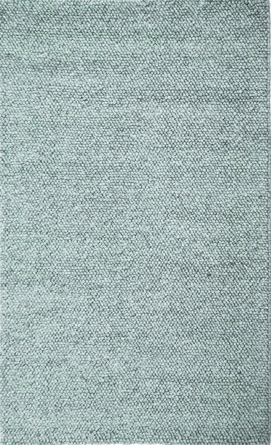 Pave 8501 Ivory Blue Cornerstone Hand Knotted Area Rug - KAS