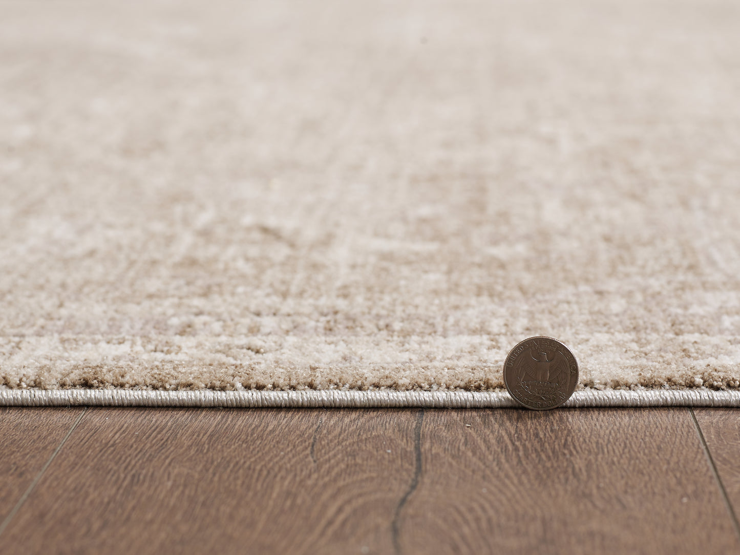 Portia 4900 Taupe Winslow Machine WovenPerformance Area Rug - KAS