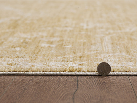 Portia 4902 Gold Winslow Machine WovenPerformance Area Rug - KAS