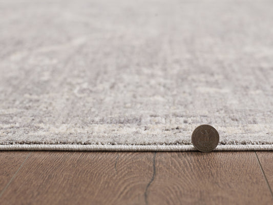 Portia 4904 Silver Winslow Machine WovenPerformance Area Rug - KAS