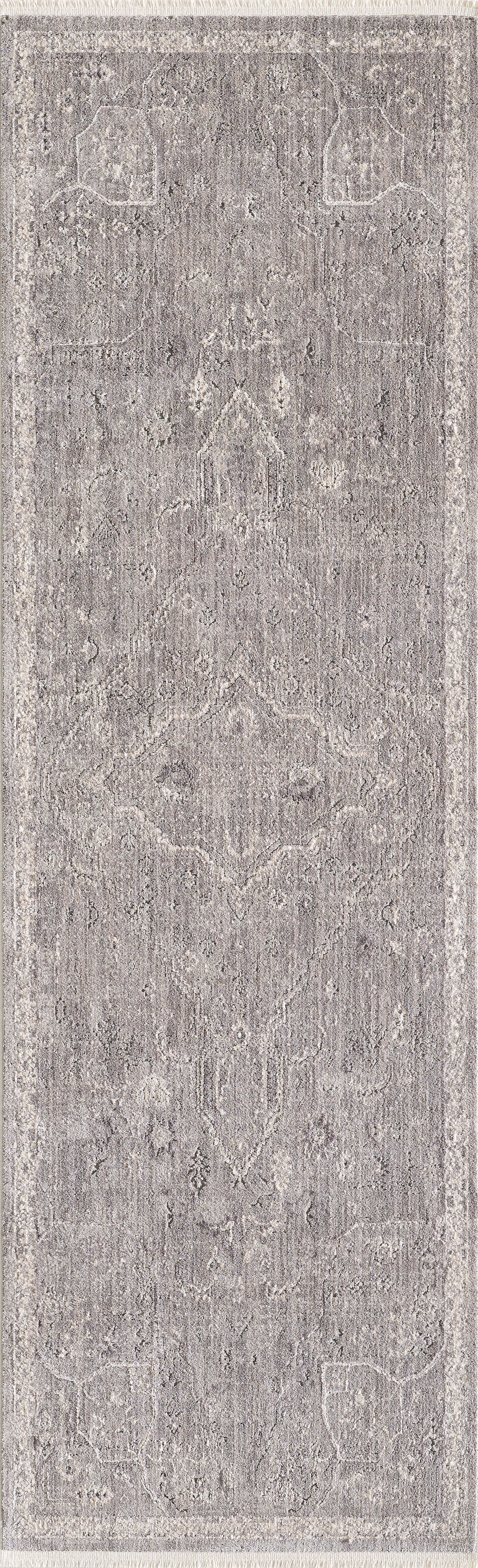 Portia 4904 Silver Winslow Machine WovenPerformance Area Rug - KAS