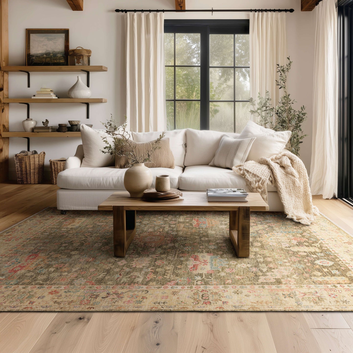 Prasann Charcoal Area Rug - Karastan