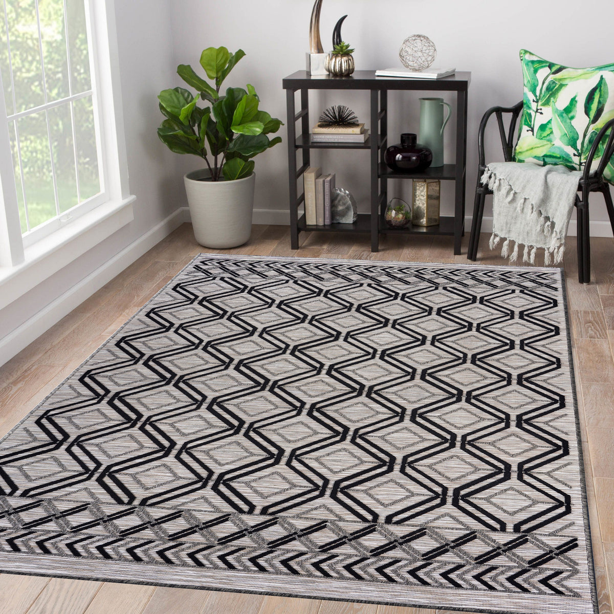Geometric Daze Indoor/Outdoor Rug - lifestyle view 2