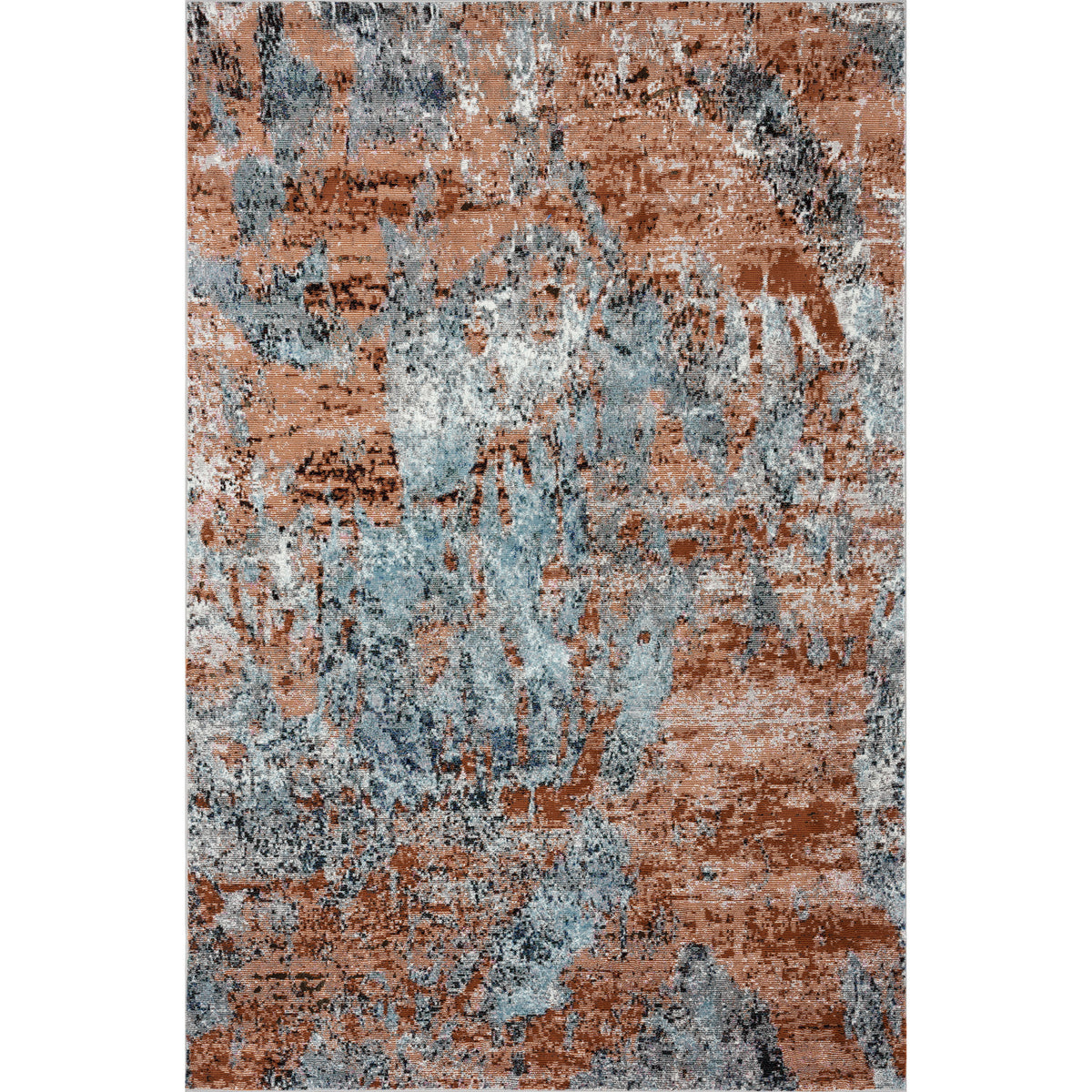 Industrial Splash Revolution Area Rug - Silo view